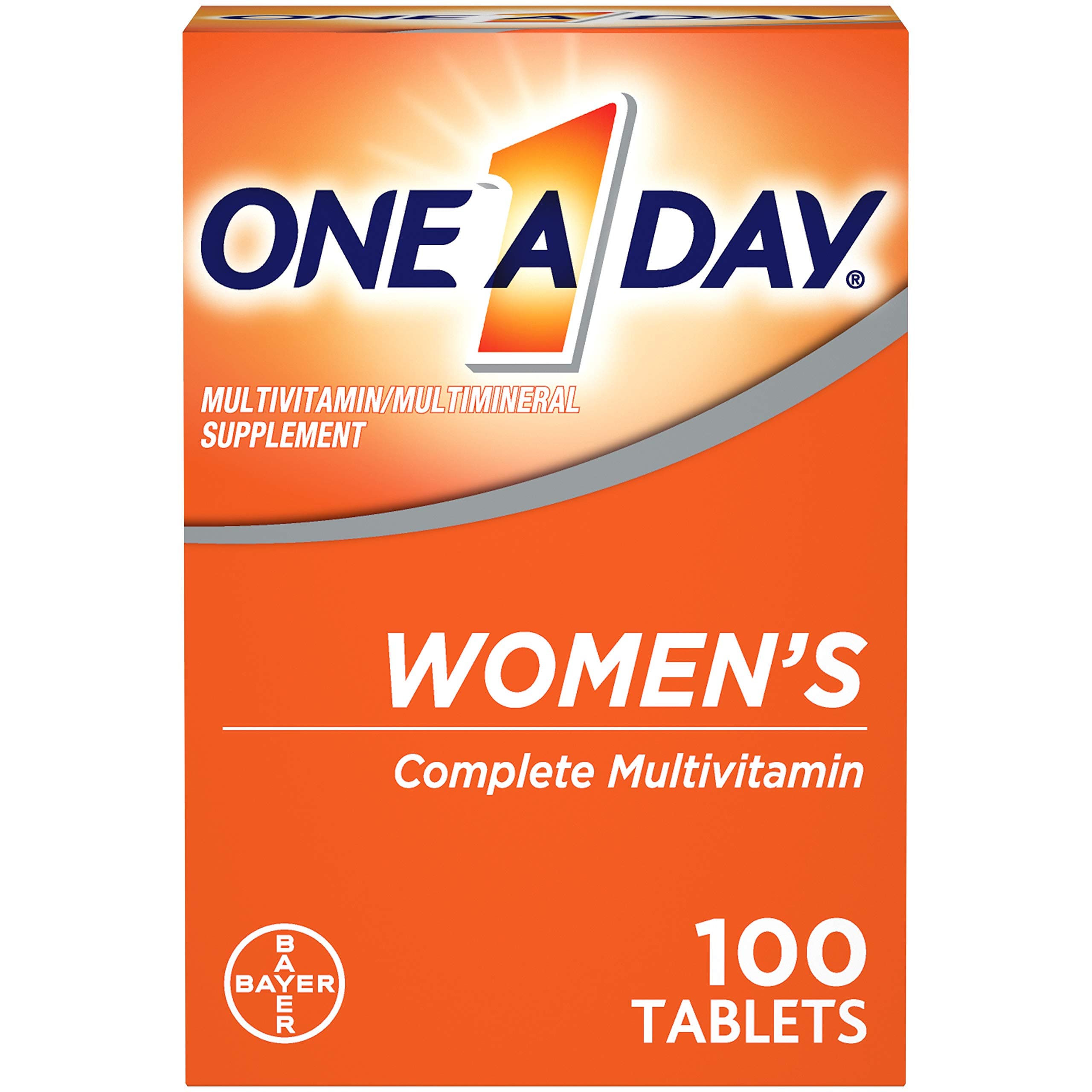 ONE A DAY Women's Multivitamin Tablets,100 Count