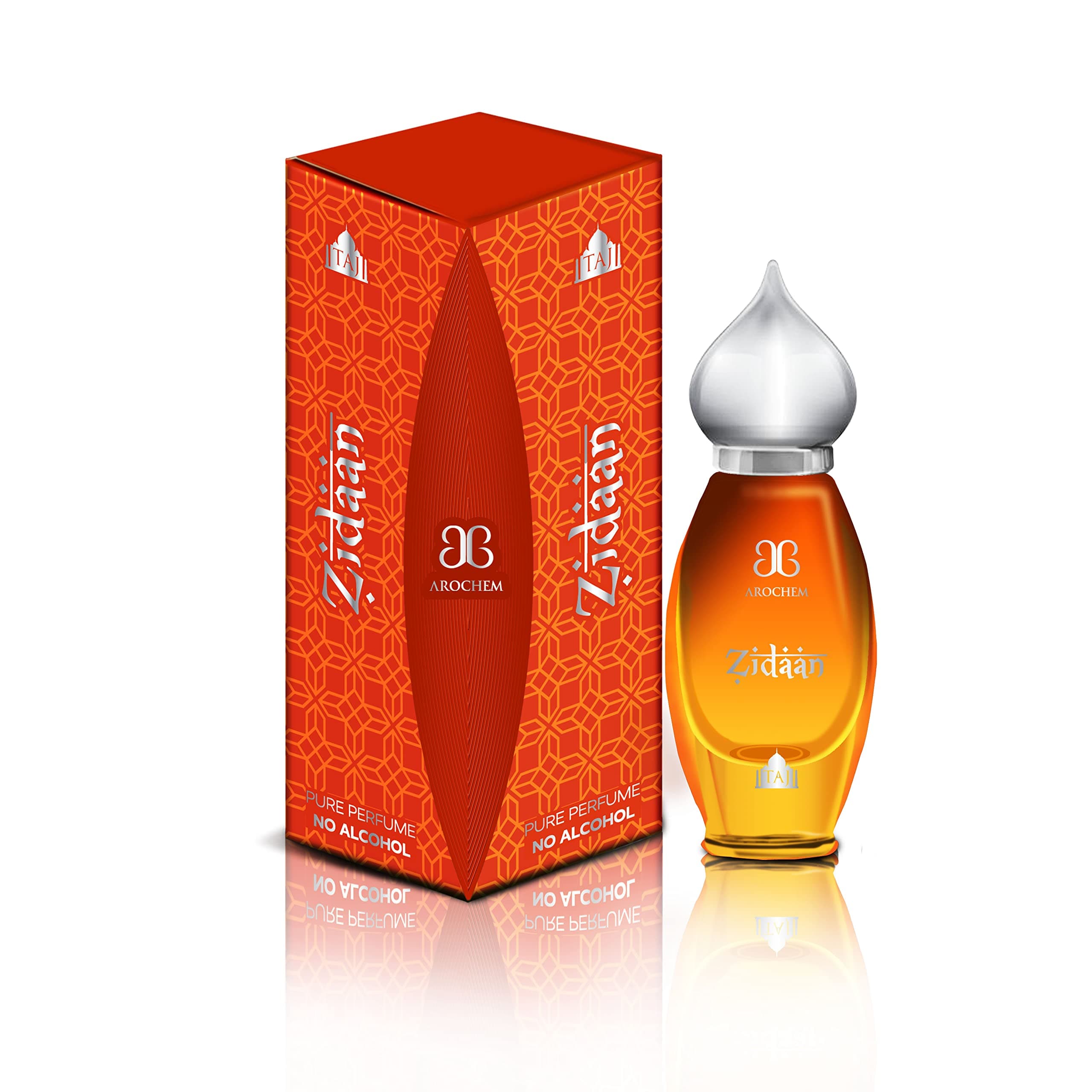AROCHEM TAJ EDITION ZIDAAN 9 ML PURE PERFUME, NO ALCOHOL UNISEX PERFUME ROLL ON