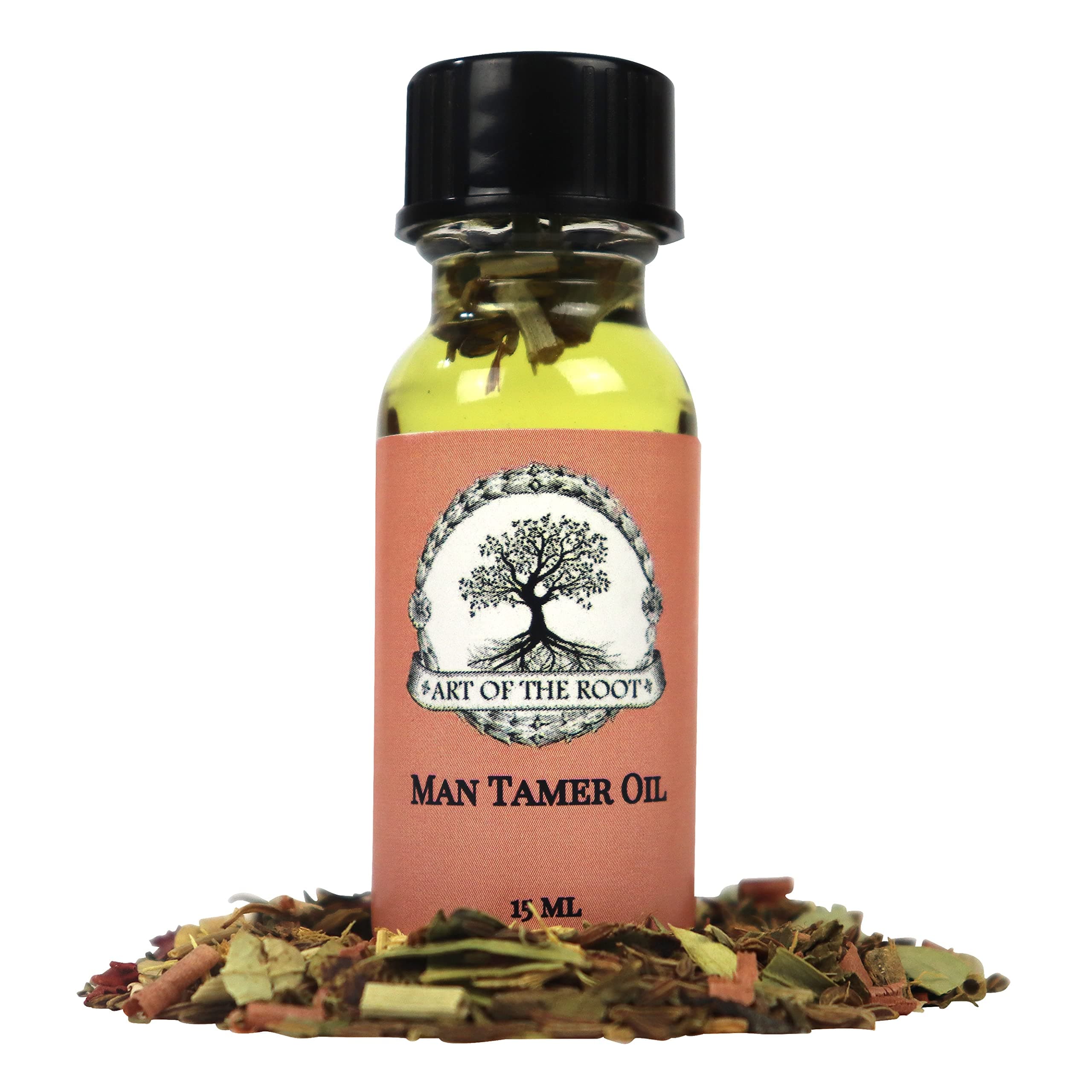 Man Tamer Oil 1/2 oz | Handmade with Herbs & Essential Oils | Fidelity, Commitment, Control, Submission Rituals | Wiccan Pagan Conjure & Hoodoo