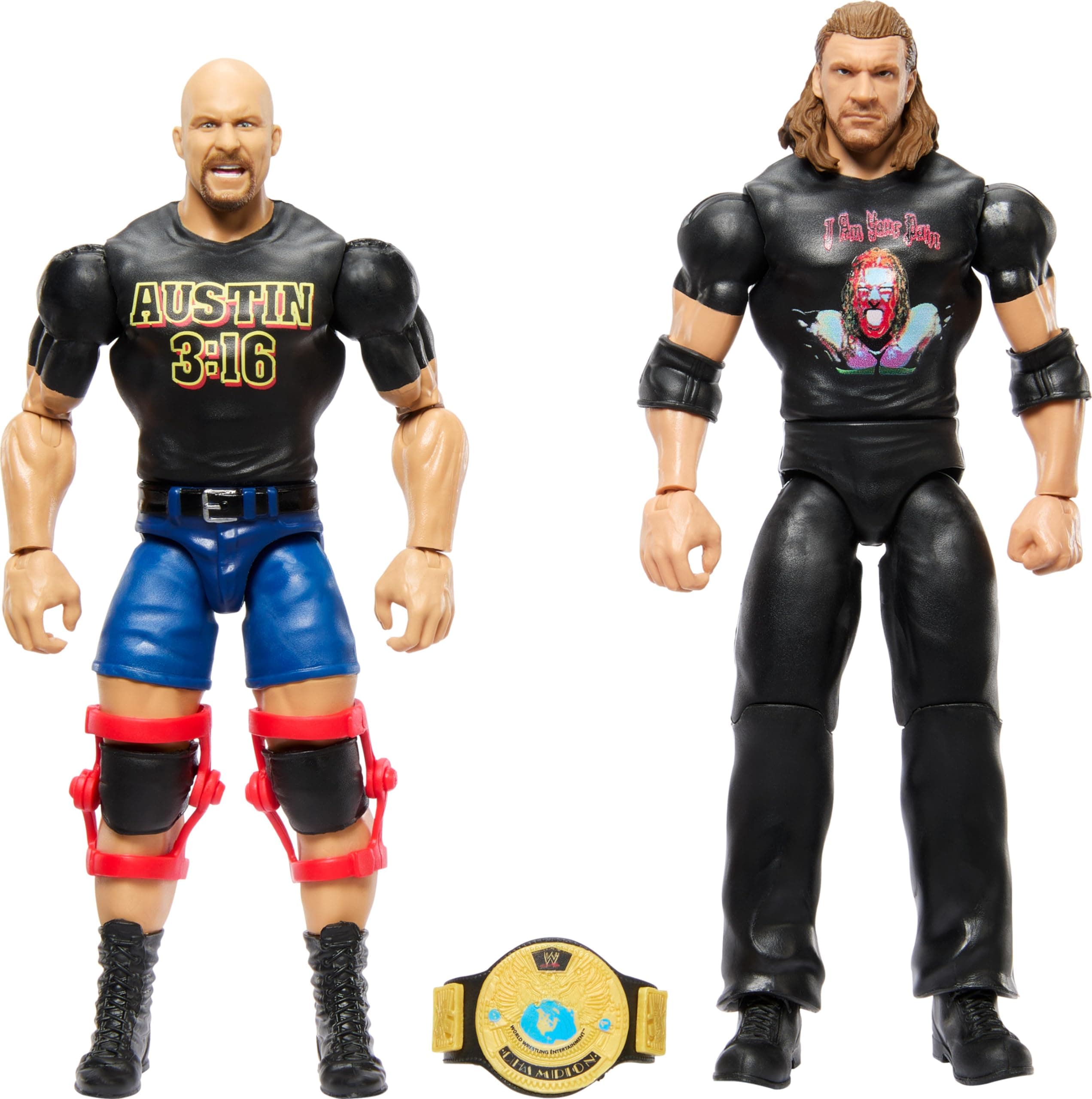 WWE Championship Showdown Stone Cold Steve Austin & Triple H 2-Pack, HTW03