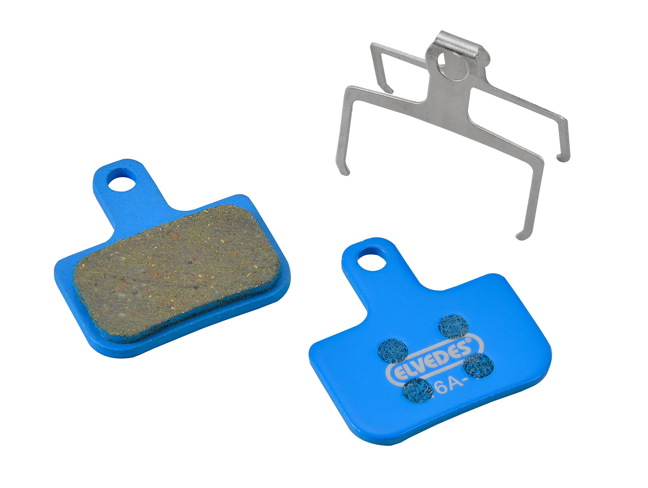 Elvedes1 Pair Organic Set of Brake Pads for Bicycle/Mountain Bike/E-Bike/Road for Avid DB1/DB3 and Sram Level TL Unisex Adult, Blue