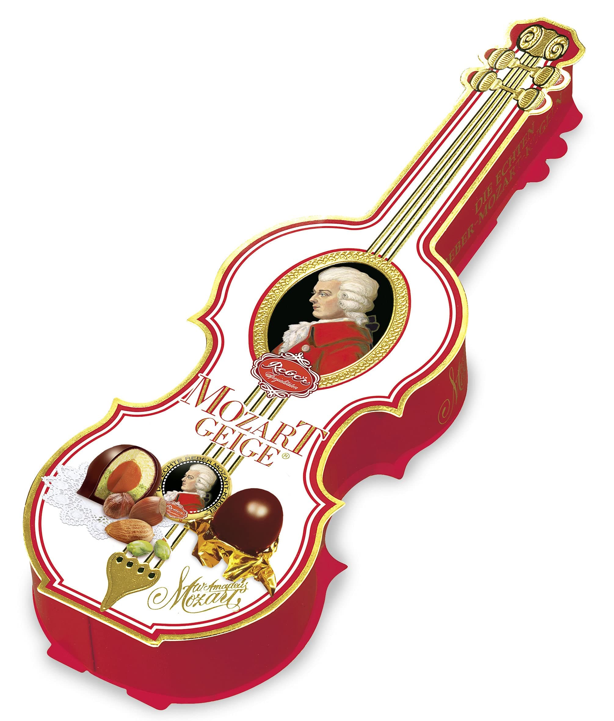 Mozart Kugeln in Violin Gift Box