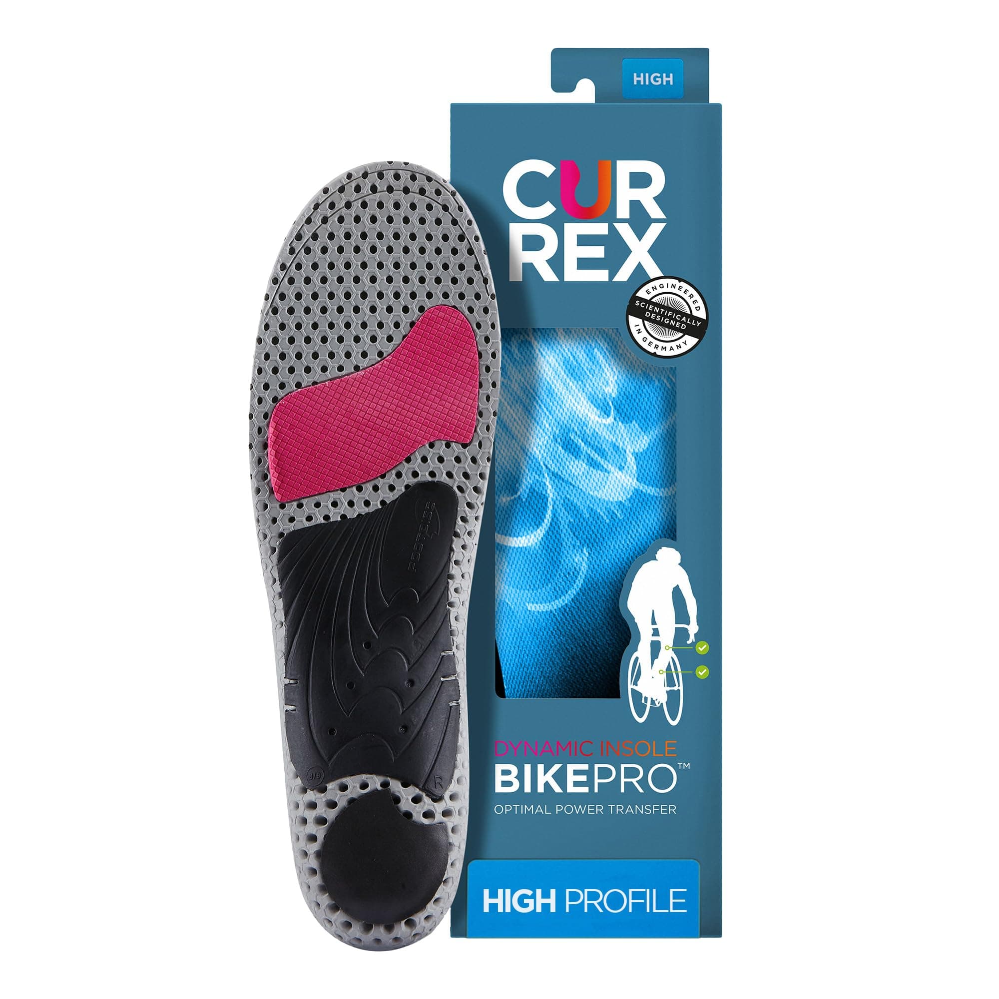 CURREX BikePro Sole - Your new dimension in biking. Dynamic performance insole for cycling, mountain biking or bike riding.