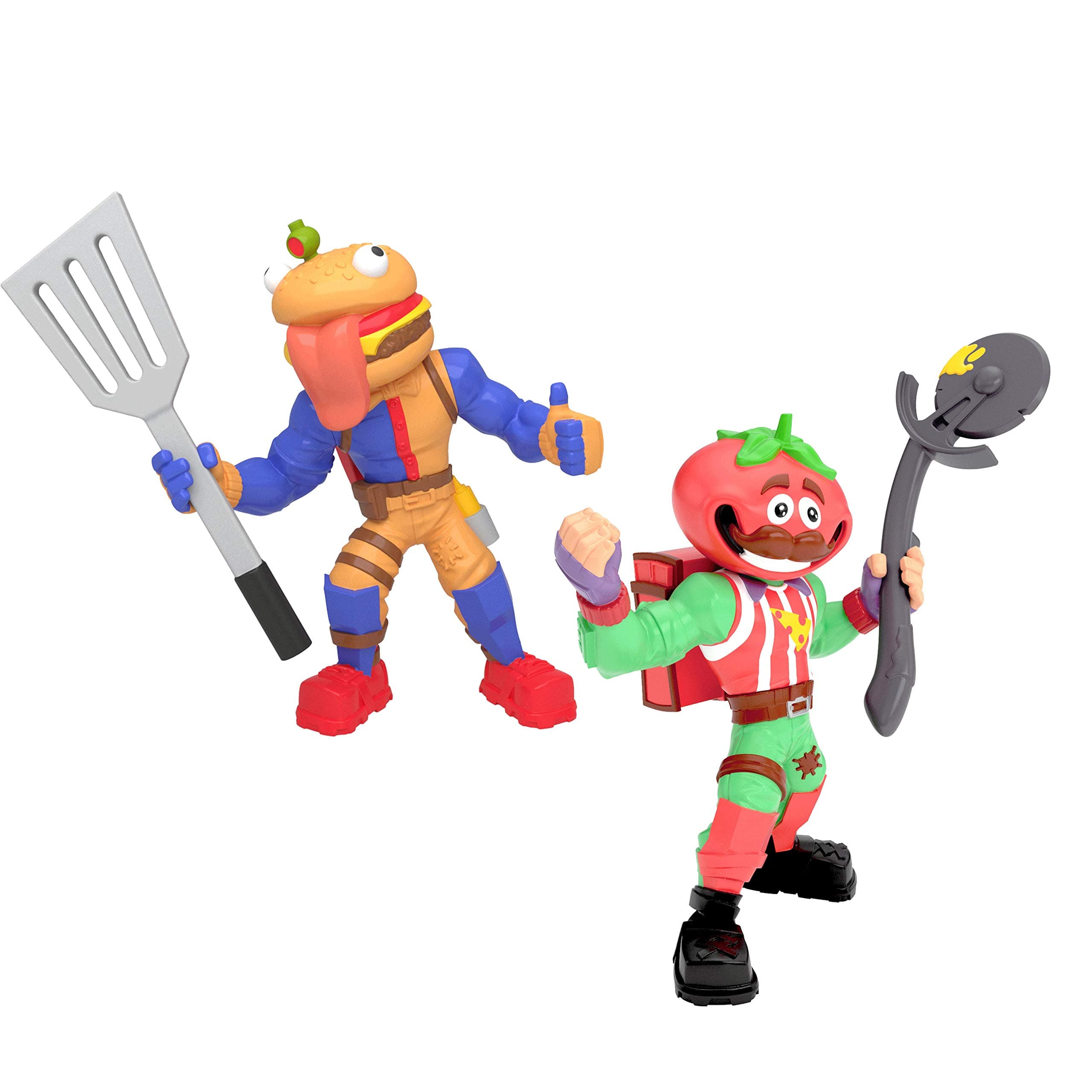 Fortnite Battle Royale Collection: Tomatohead & Beef Boss - 2 Pack of Action Figures, Multicolor (63579)