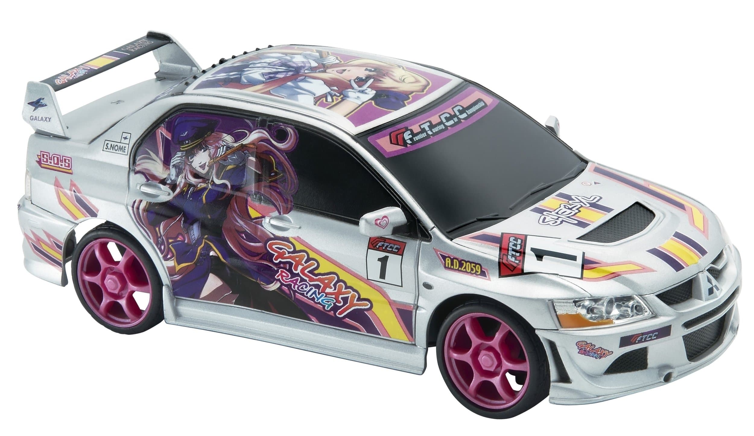 Macross Frontier Sheryl Nome Racing Ver. Mitsubishi Lancer Evolution VII CCP Chara Con Toy