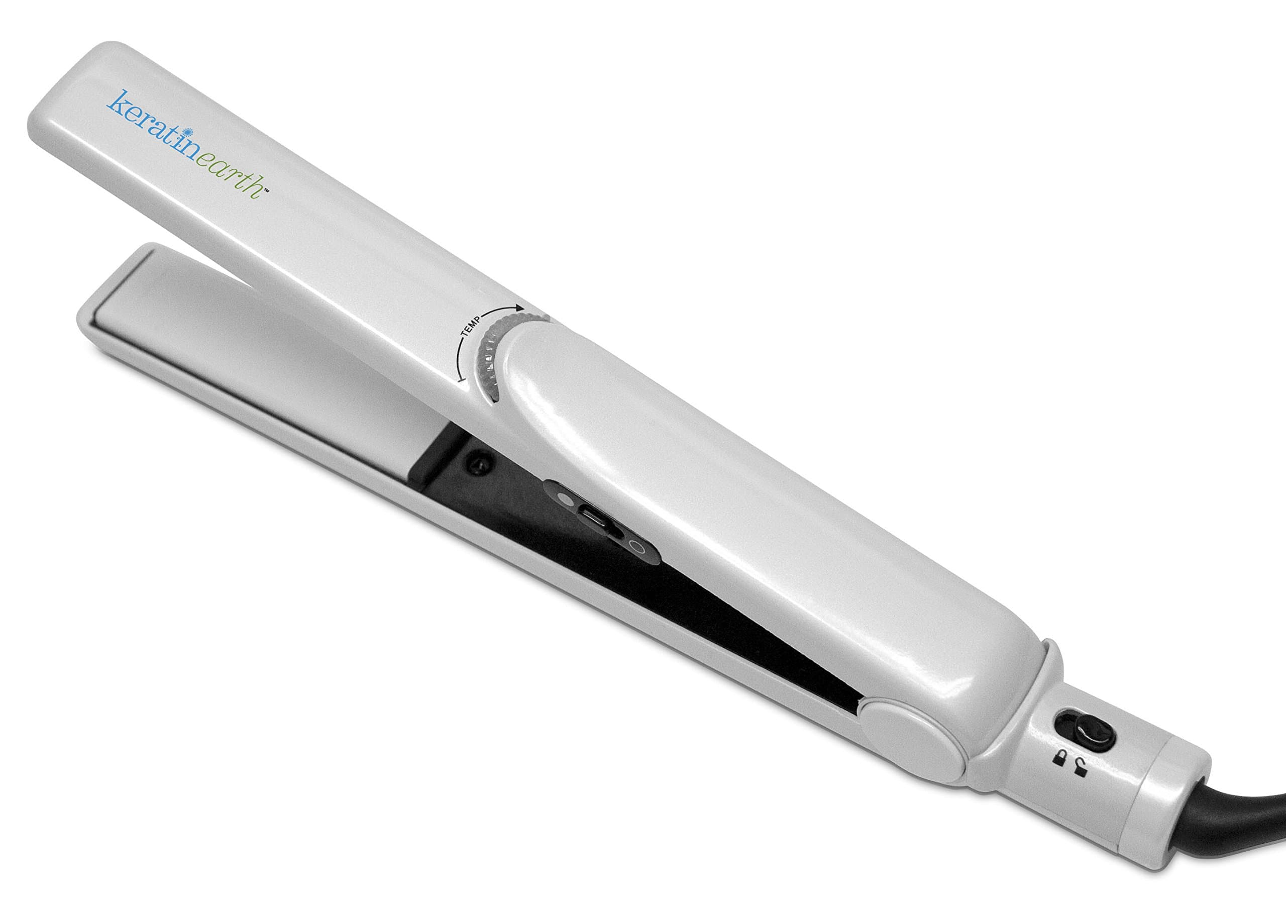 Flat Iron - Hair Straightening and Smoothing System - Straighten, Flip and Style - Achieve Radiant, Shiny and Smooth Hair