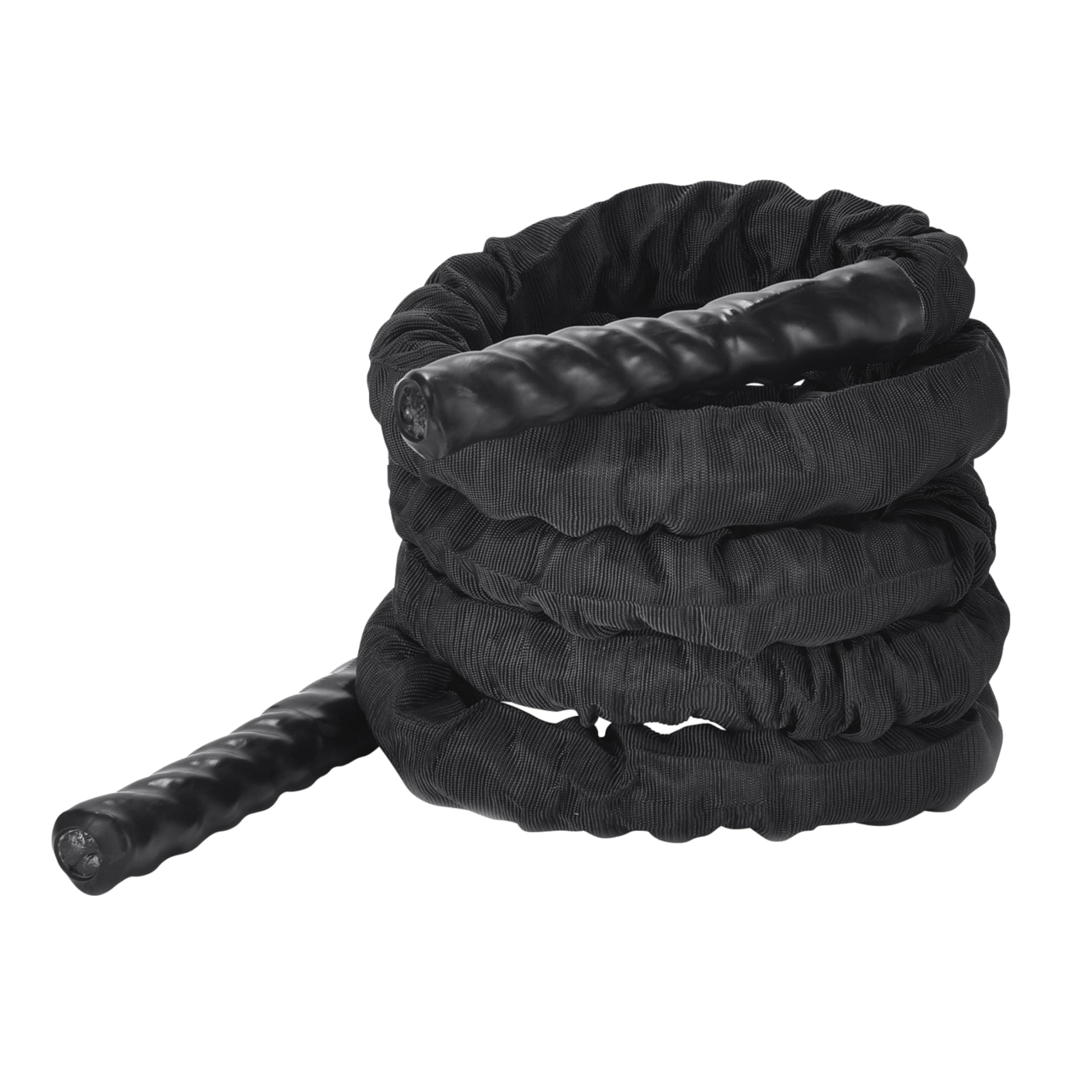 POWRXBattle Rope with Cover Including Workout I Diameter 38 or 50 mm I Training Rope Sports Rope Punch Rope Rope for Fitness Strength Training I Various Lengths I Wall Mount Optional