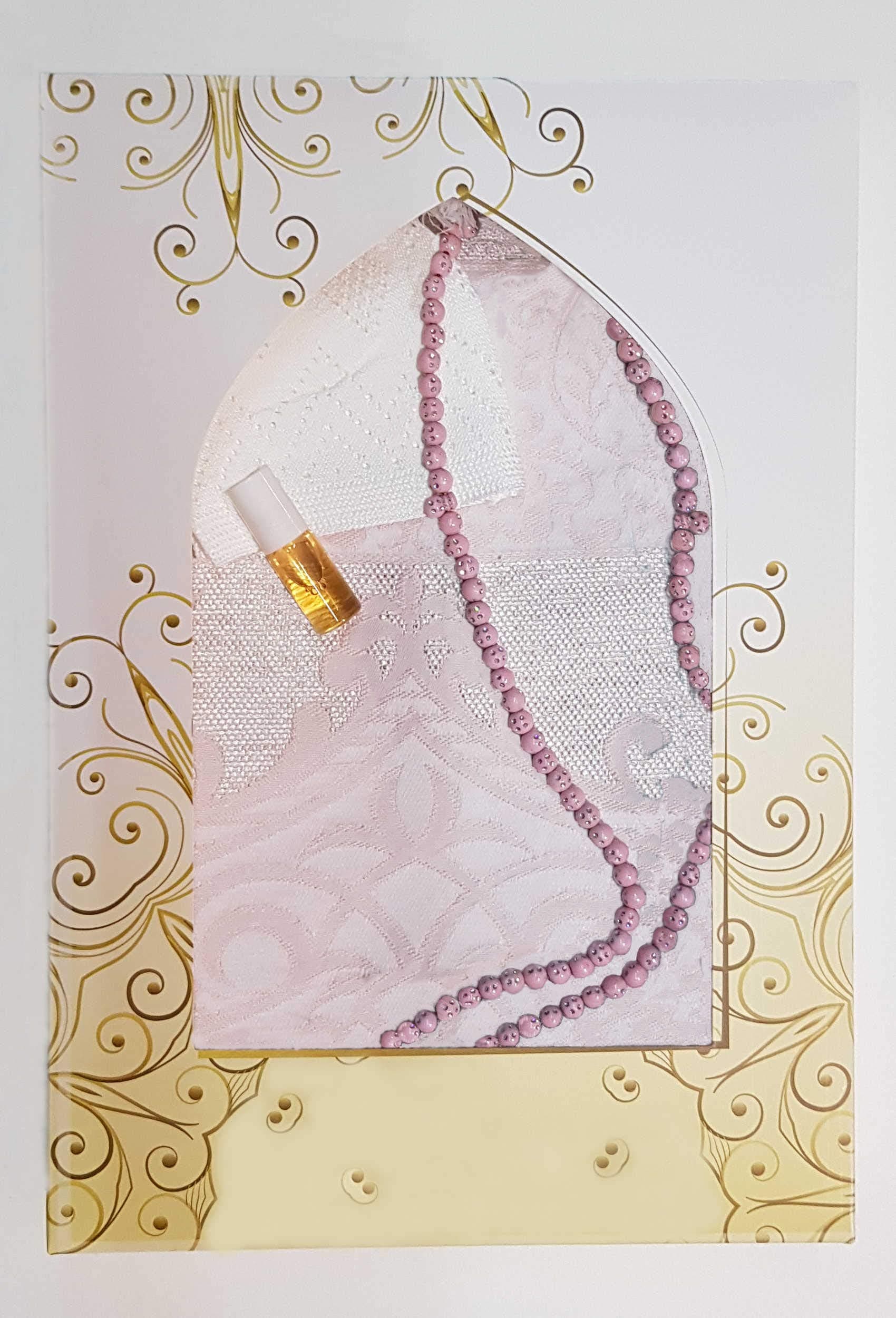 Kadifem Seker Osmanli H.Pink Prayer Rug Seccade Janamaz Sajjada