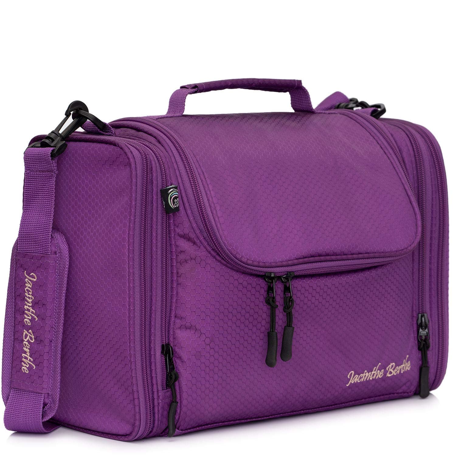 Extra Large Hanging Travel Toiletry Wash Bag for Men and Women Cosmetic Case 11 litres Purple