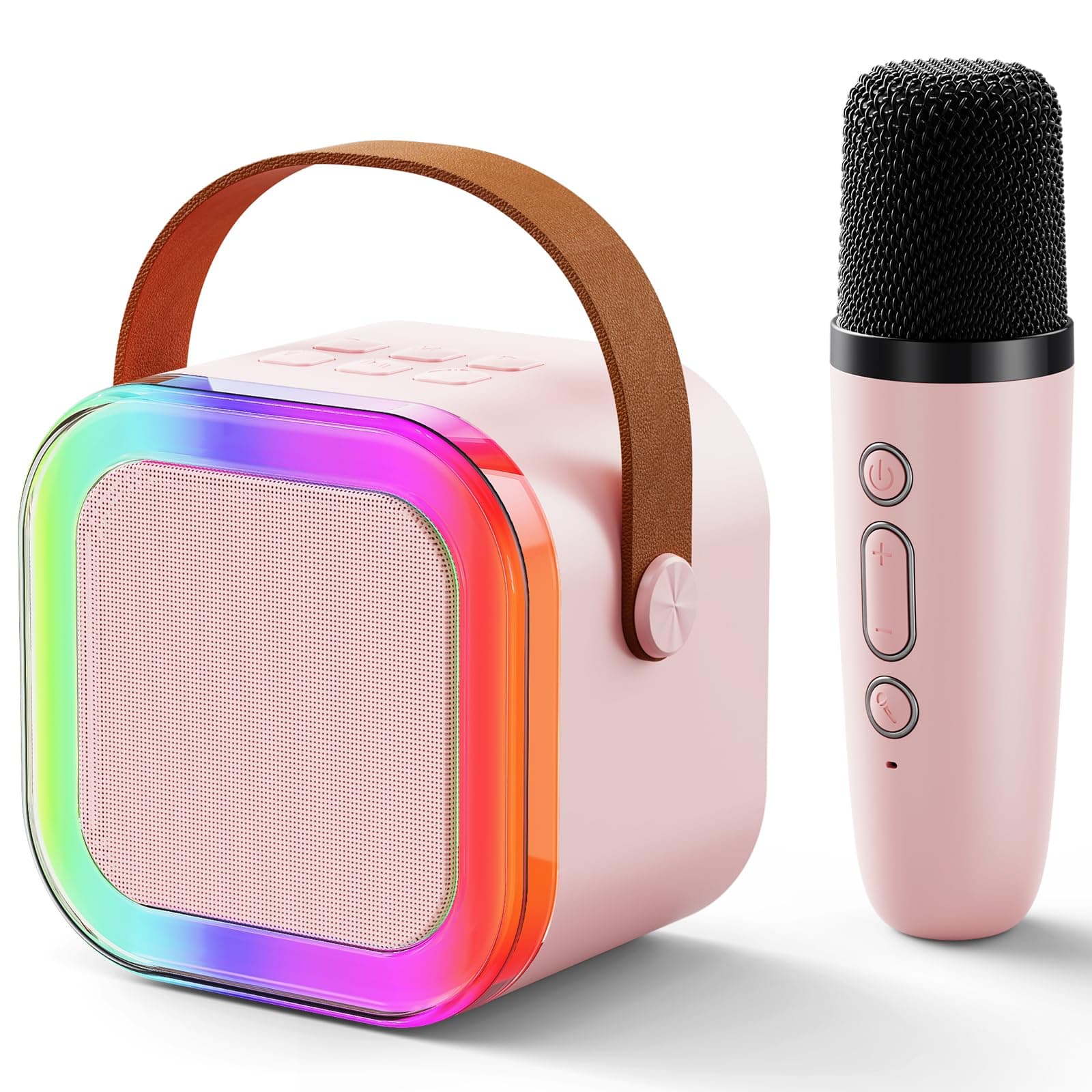 Kids Karaoke Machine for Girls: Professional Wireless Mini Portable Bluetooth Speaker with Microphone - Kids Music Singing Toys for 4,5,6,7,8,9,10 Year Old Girl Boy Christmas Birthday Gift Ideas
