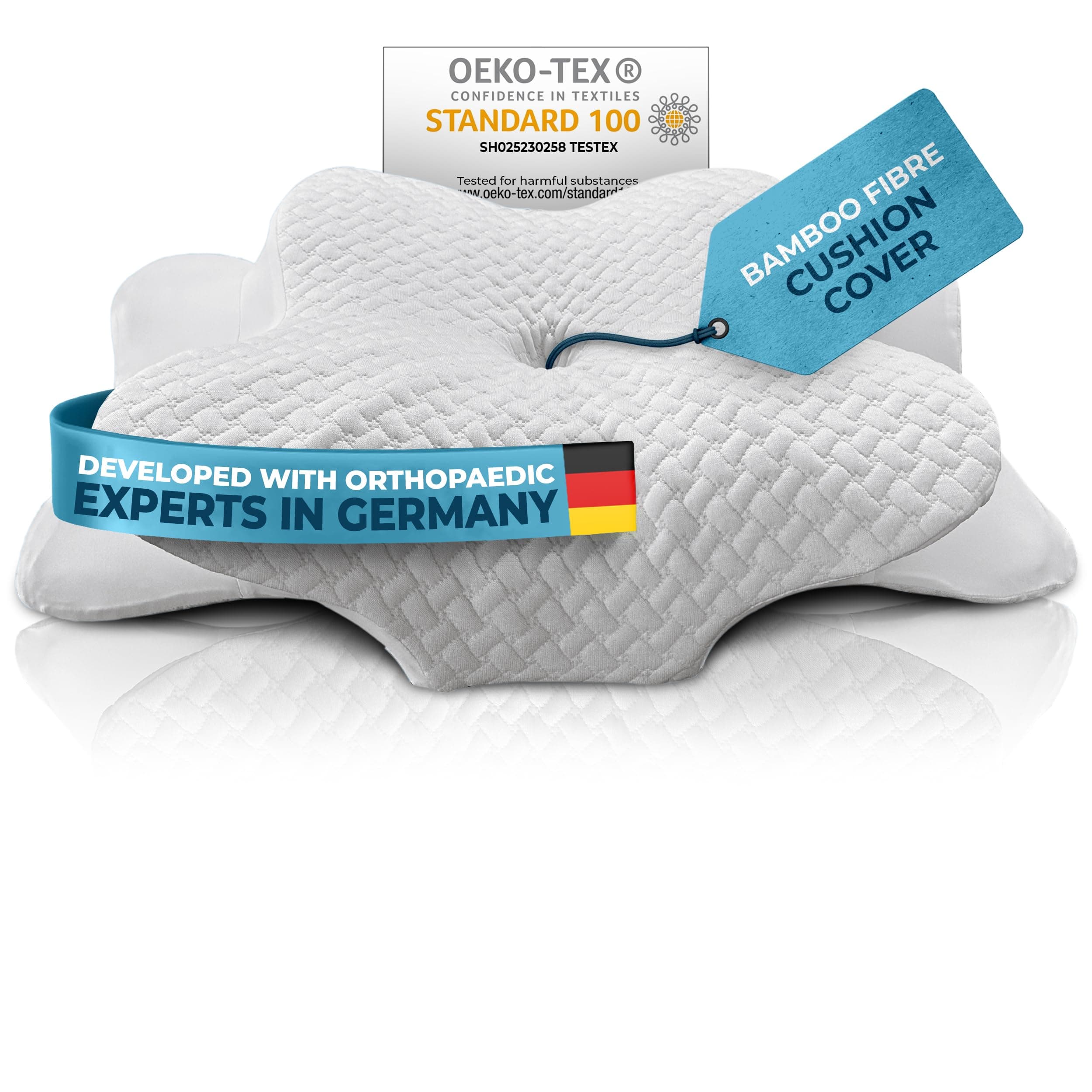 Glückstoff Pillowcase for Orthopedic Pillow [with Cooling and Warming Effect...