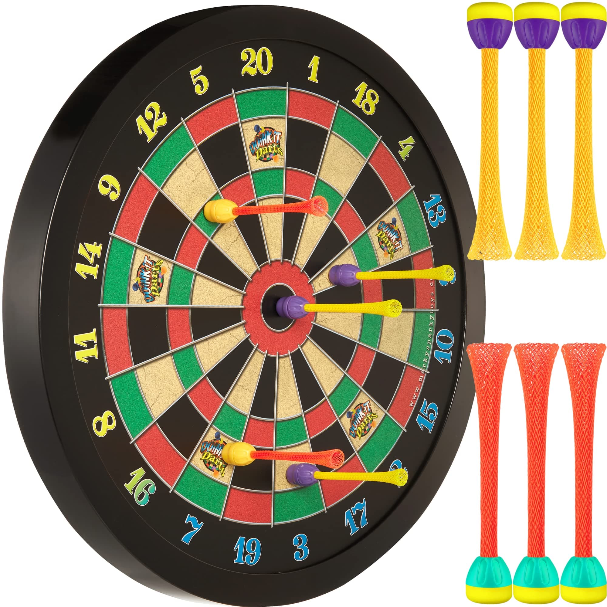 Doinkit Darts - Magnetic Dart Board - 3 Premium Designs - Kid Safe Durable Doinkit Magnetic Darts - Fun Indoor Wall Game for Boys and Girls or Adult Game Room