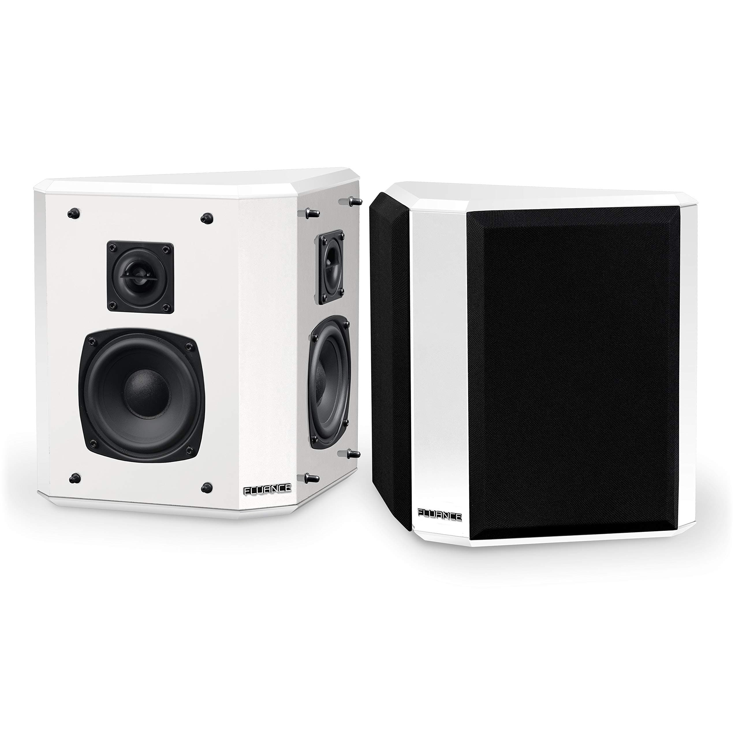 Elite High Definition 2-Way Bipolar Surround Speakers for Wide Dispersion Surround Sound in Home Theater Systems - White/Pair (SXBP2WH)