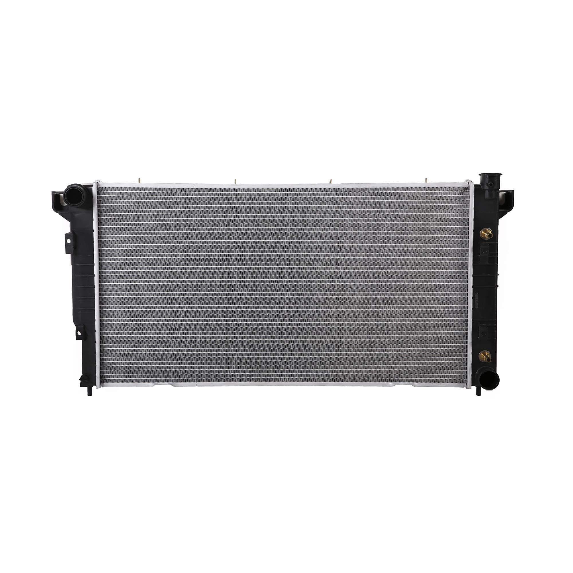 Lynol Cooling System Complete Aluminum Radiator Direct Replacement Compatible With 1994-2002 Dodge Ram 2500 3500 Pickup Truck Gas Engine V10 8.0L