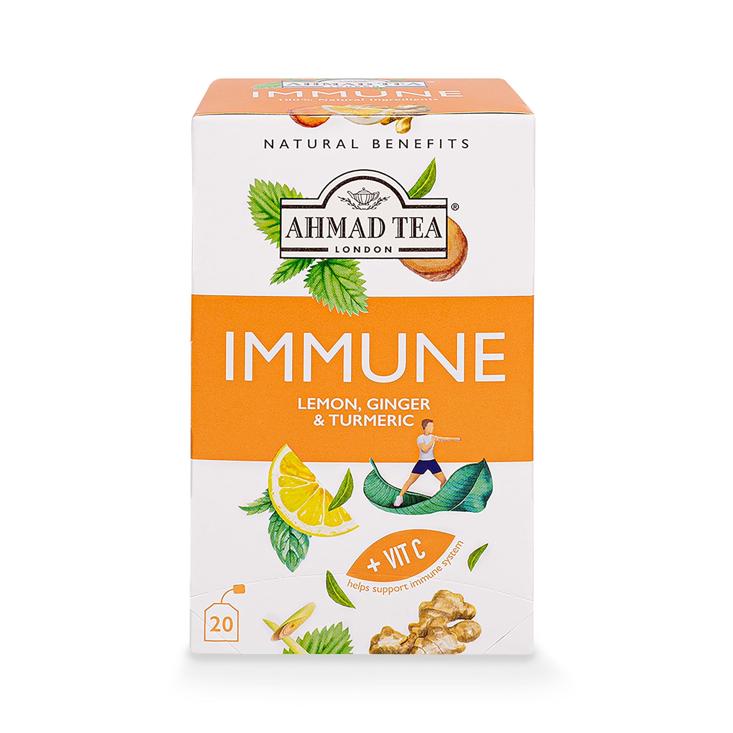 Ahmad Tea Lemon, Ginger & Turmeric "Immune" Infusion