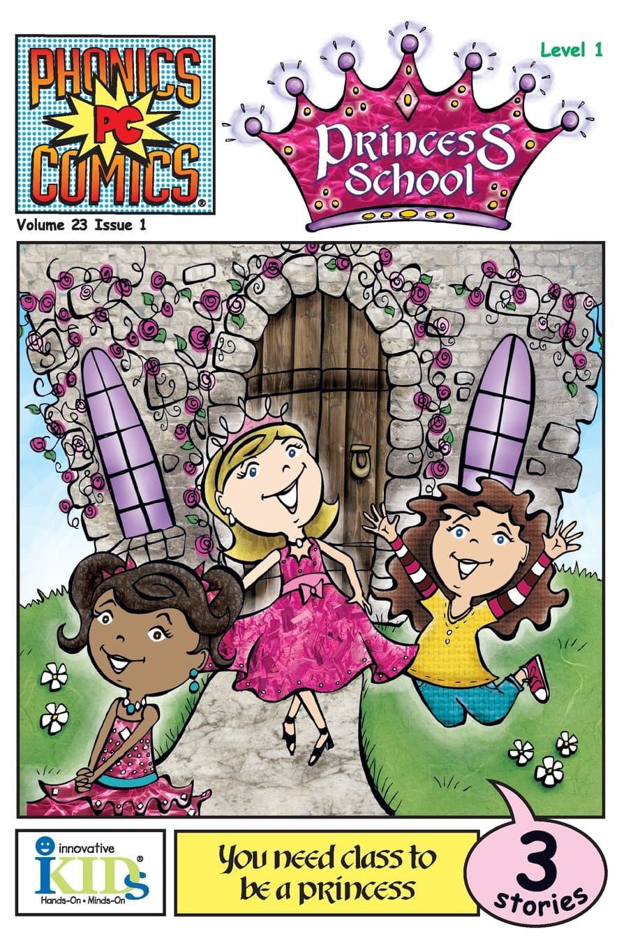 Phonic Comics: Princess School - Level 1 (Phonic Comics, Level 1)