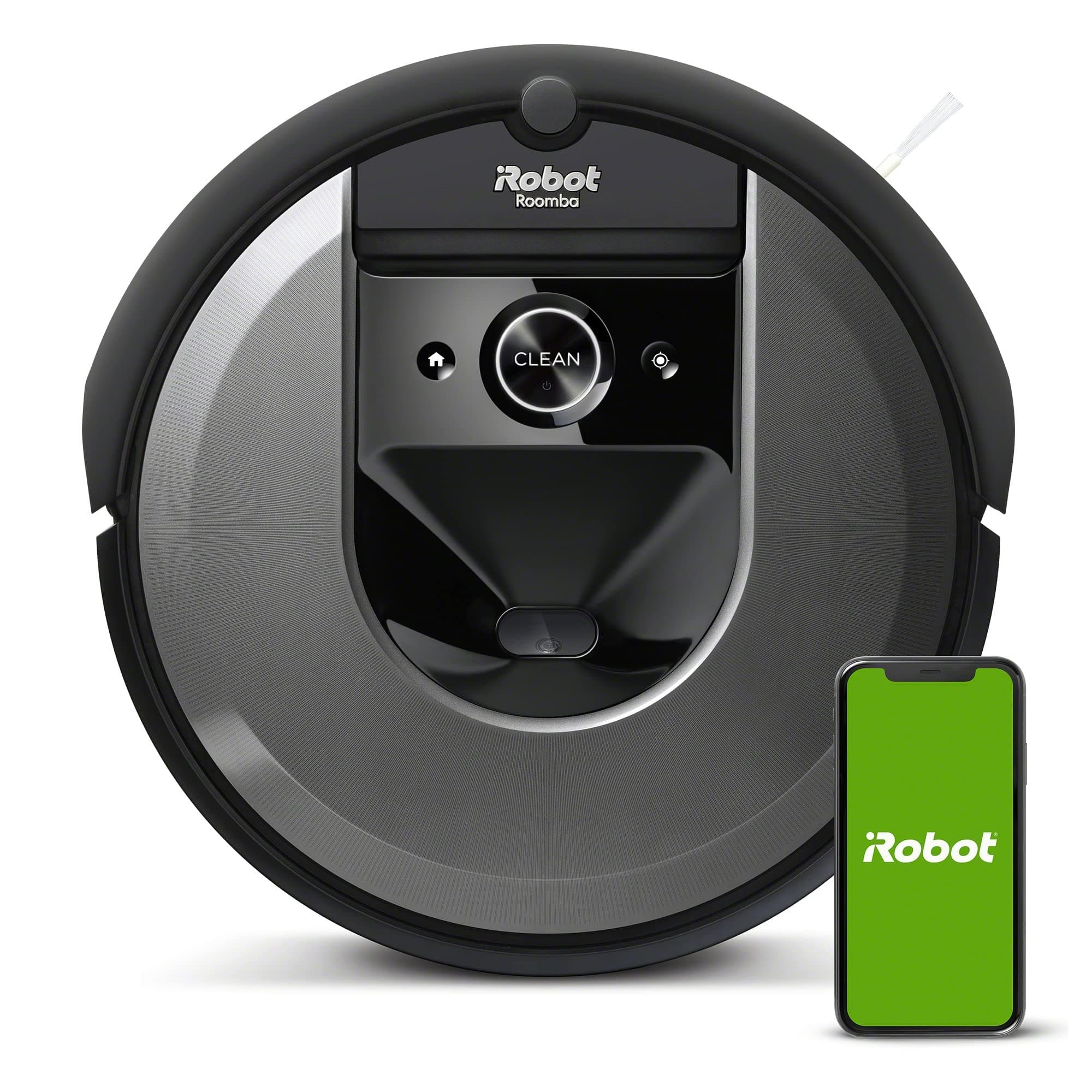 iRobot Roomba i7 (7150) Robot Vacuum- Wi-Fi Connected, Smart Mapping, Works with Alexa, Ideal for Pet Hair, Works with Clean Base