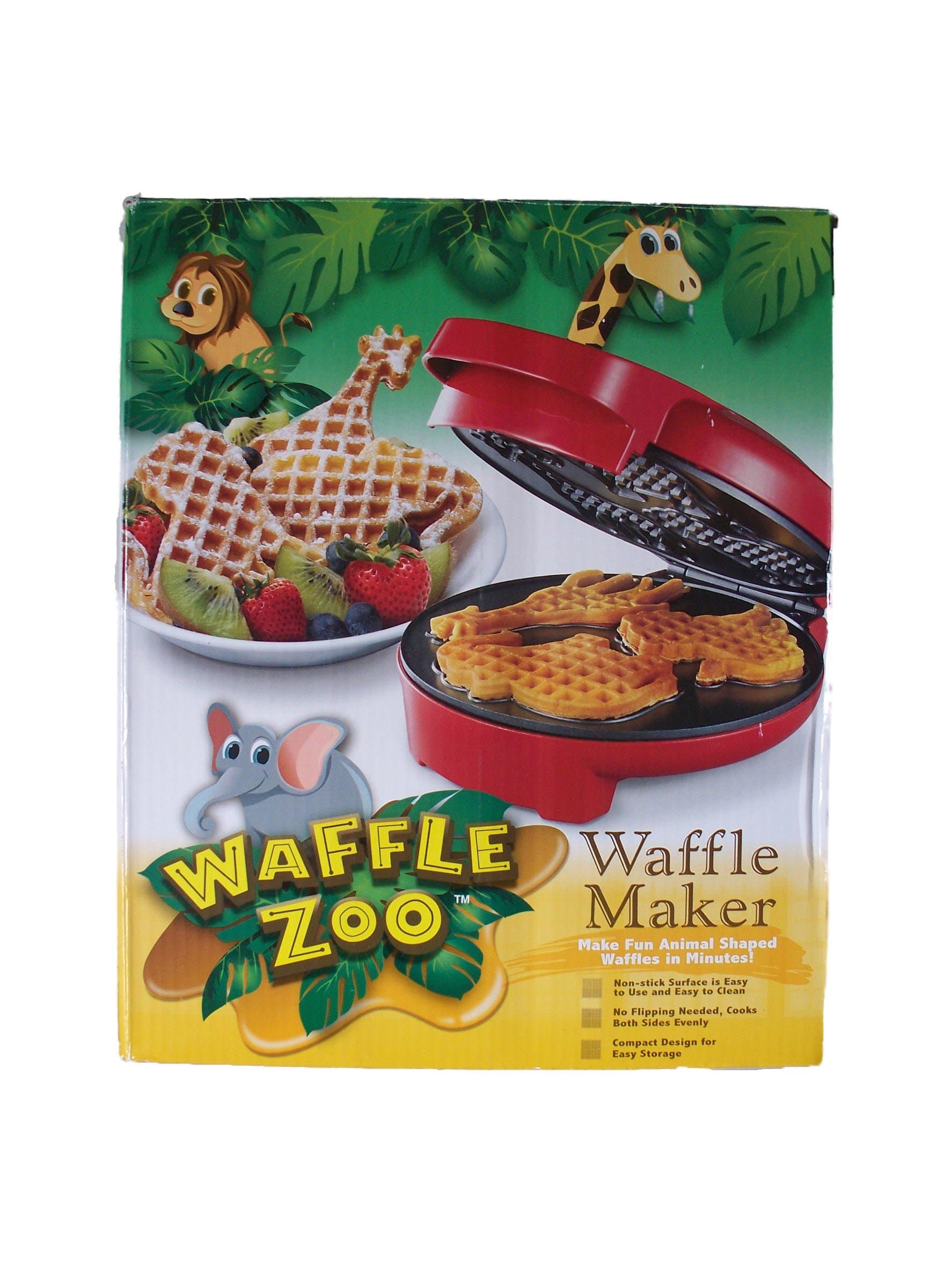 Waffle Zoo Waffle Maker - Make Fun Animal Shaped Waffle in Minutes