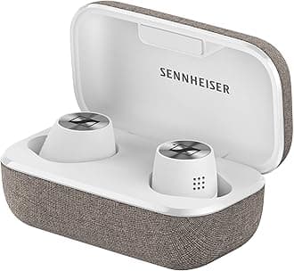 Sennheiser Consumer Audio Momentum True Wireless 2 - Bluetooth Earbuds with Active Noise Cancellation, Smart Pause, Customizable Touch Control and 28-Hour Battery Life - White (M3IETW2 White)