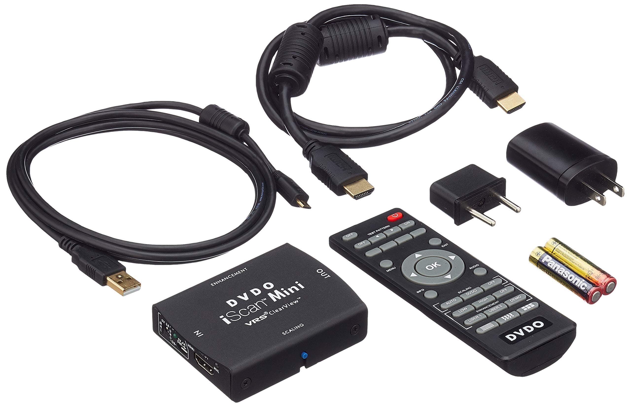 DVDO iScan HD Mini HDMI Signal Video Converter Scaler 4 K Upscalling Black