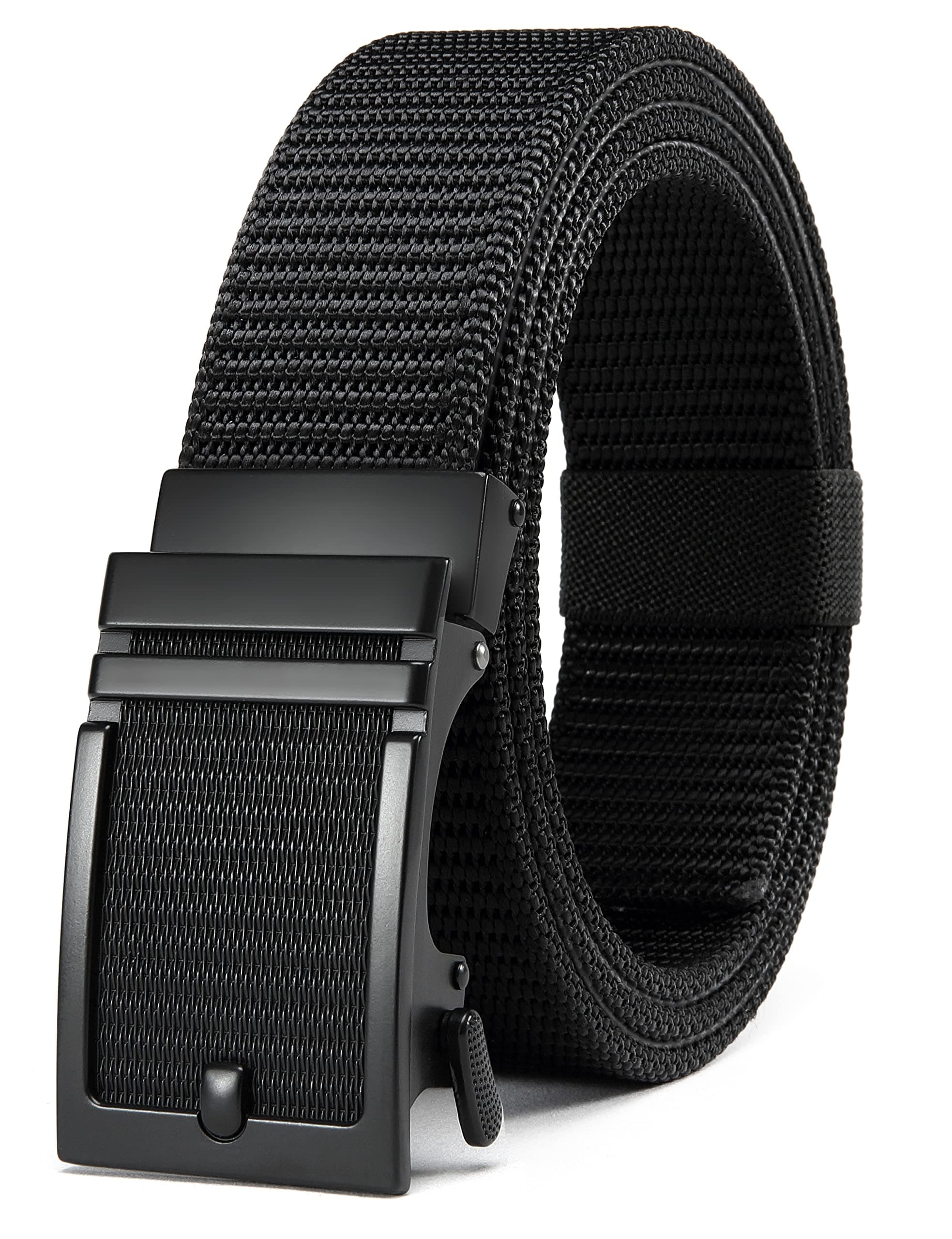 - Ratchet Tactical Belt for Men - 1.5" Military Nylon Web Belts for Heavy Duty Work - Slide Buckle Fit Pants