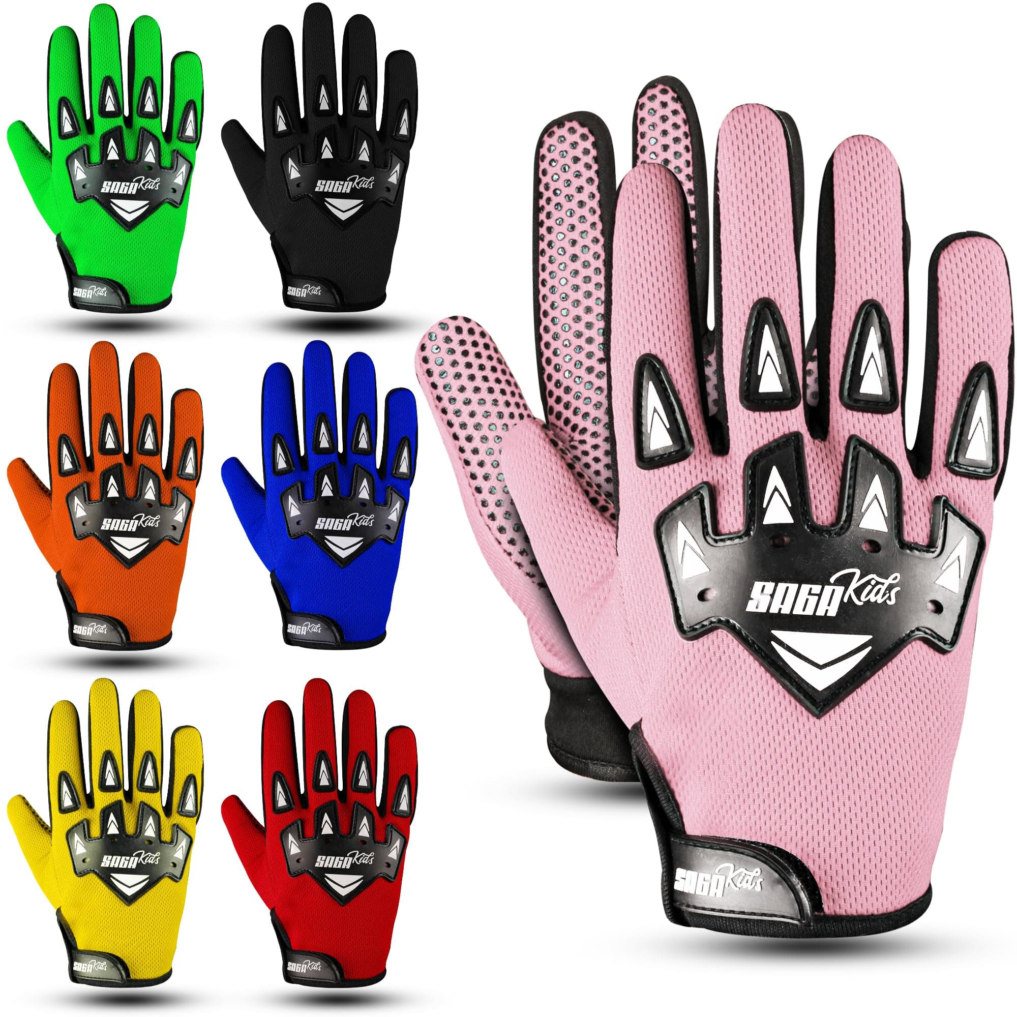Youth Motocross Gloves – Pro-Grade Protection for Dirt Bike & BMX Riders | High-Performance Gear for Boys & Girls | Built for Future Champions