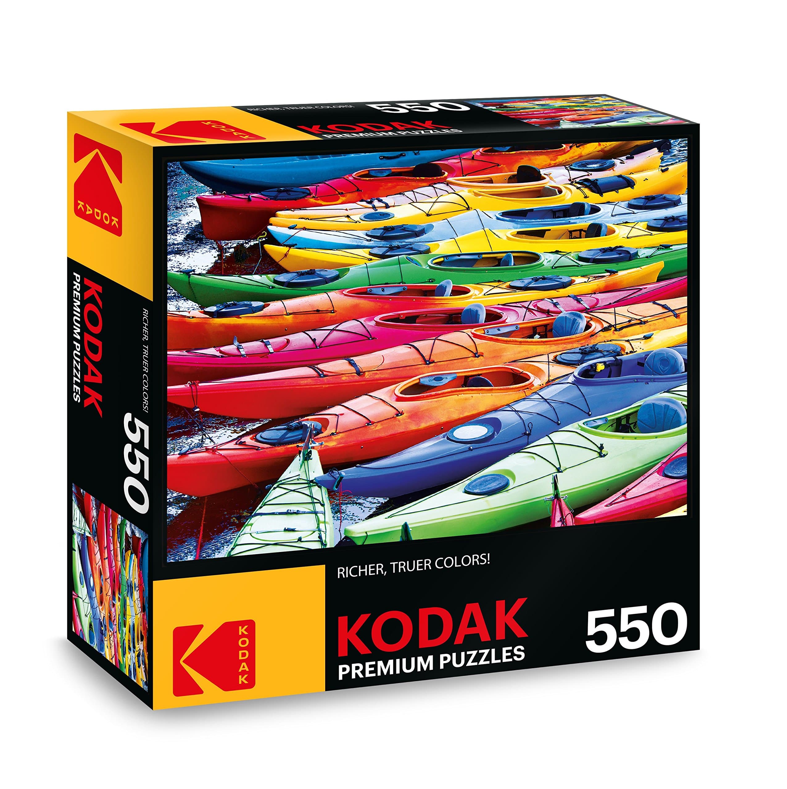 KODAK Premium Puzzles Colorful Kayaks Jigsaw Puzzle