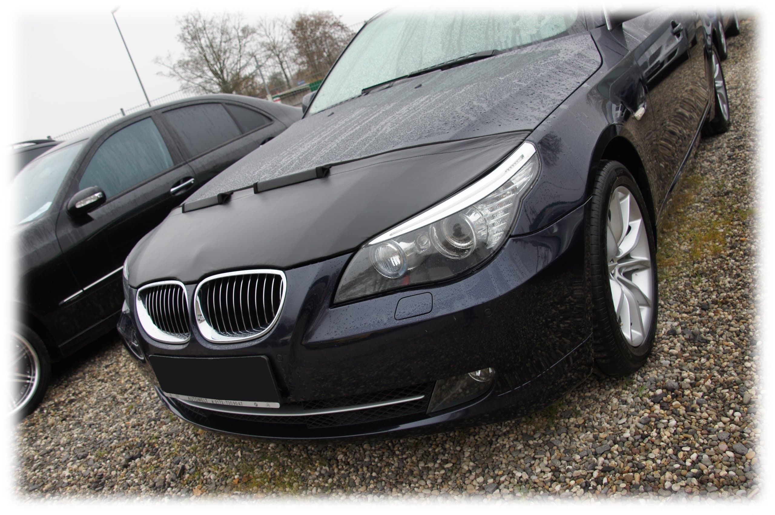 Auto-BraHood Bra Front End Nose Mask Compatible with BMW 5 E60 E61 2003-2010 Bonnet Bra STONEGUARD Protector Tuning