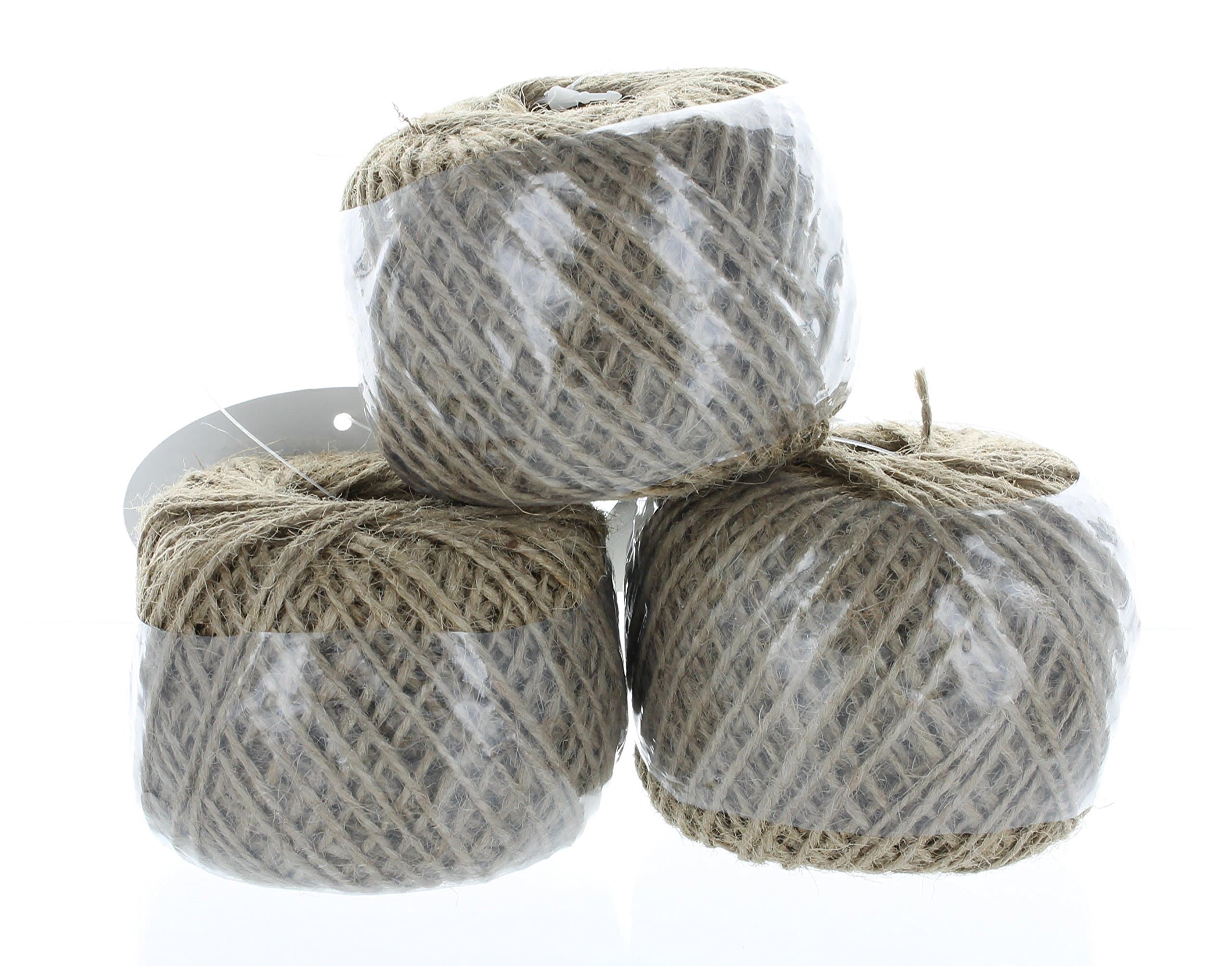 3 Balls 100g Jute Twine 76 Yards Bundle Packaging Wrapping Crafts K2892