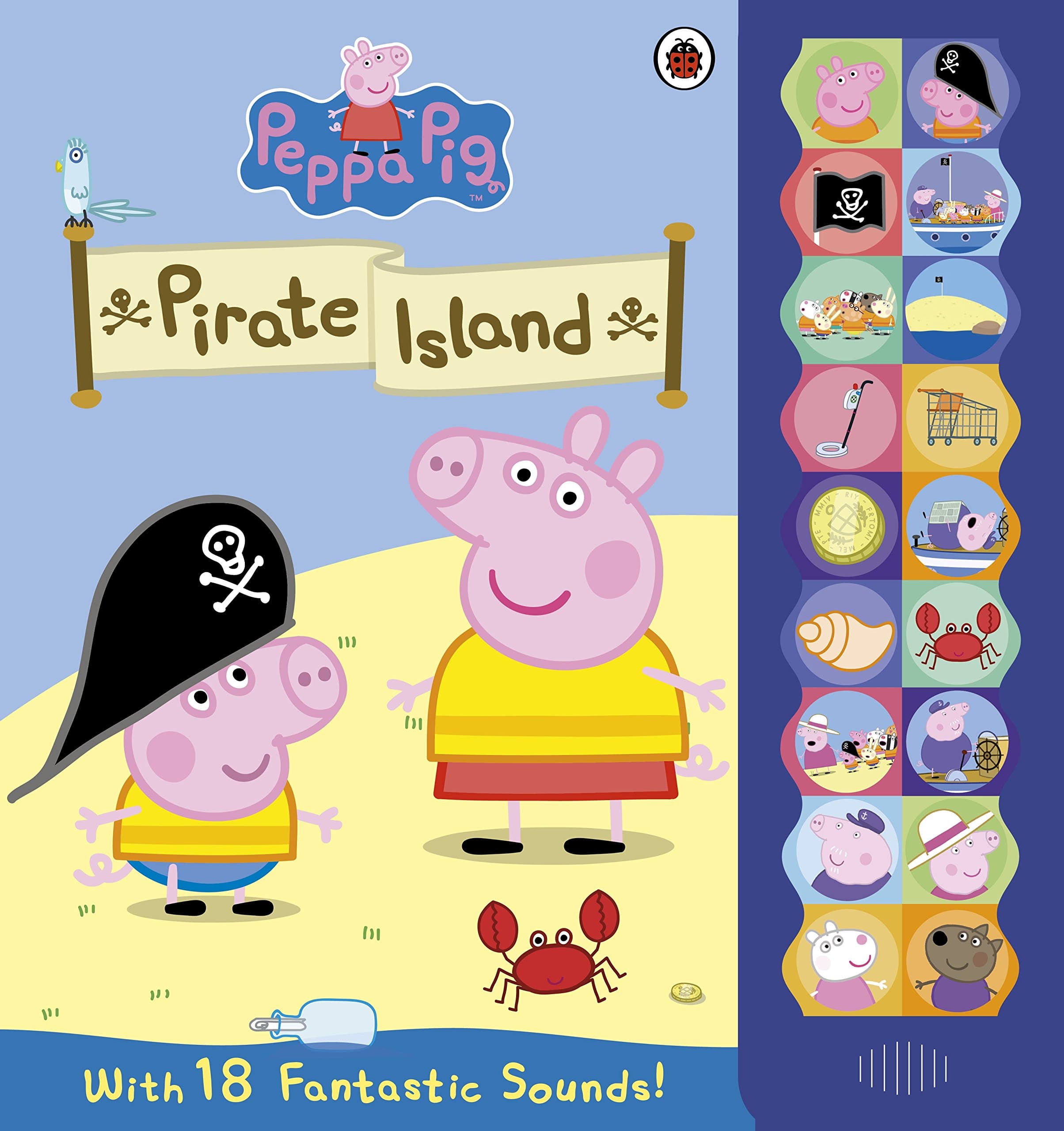 Peppa Pig: On Pirate Island Sound Book Hardcover – Sound Book, 6 October 2011