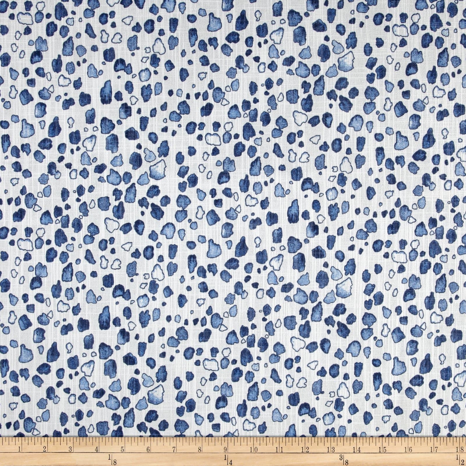 Lacefield Designs Calico Linen Fabric, Wedgewood Concord