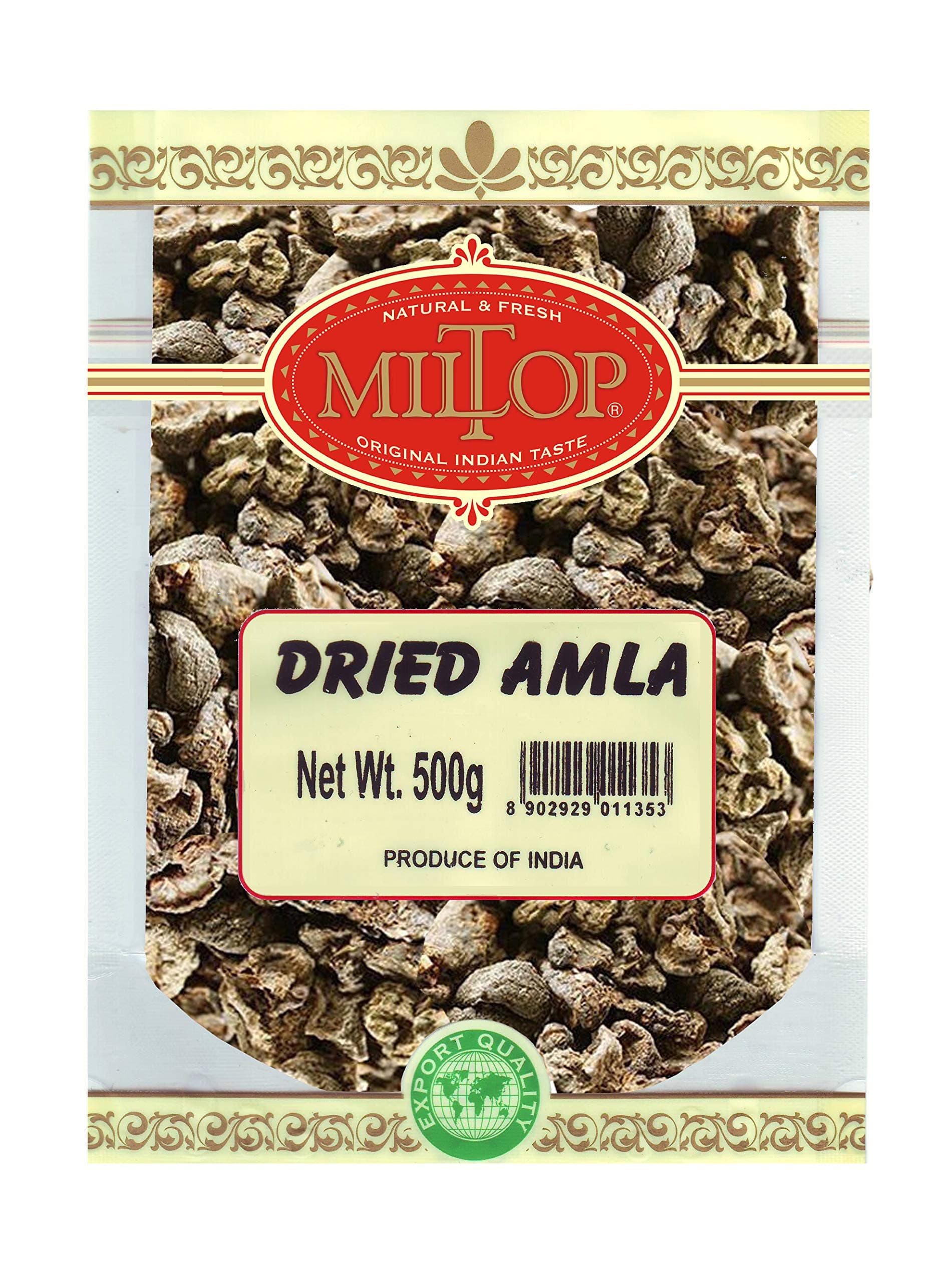 MILTOP Mltop Natural Dried Amla Sukha Amla for eating, 500g