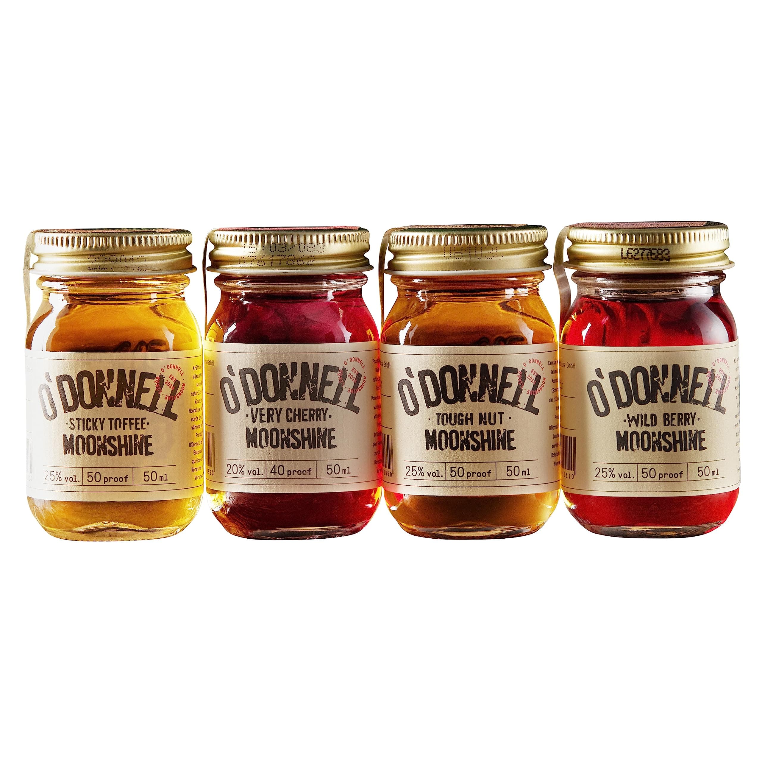 Mini Moonshine Jar | Roasted Apple | Sticky Toffee | Tough Nut | Wild Berry