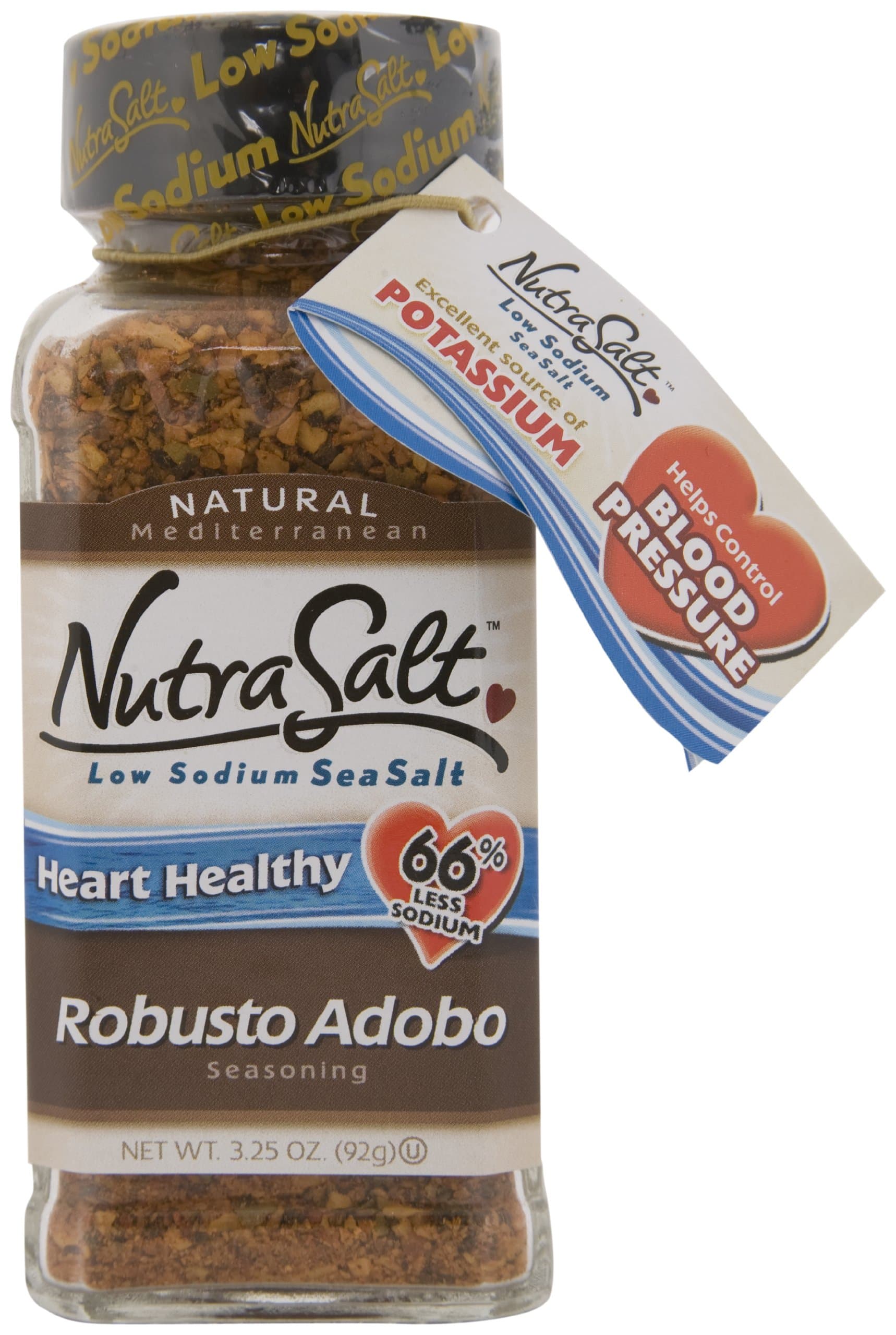 NutraSalt Robusto Adobo, 3.25-Ounce Containers (Pack of 6)