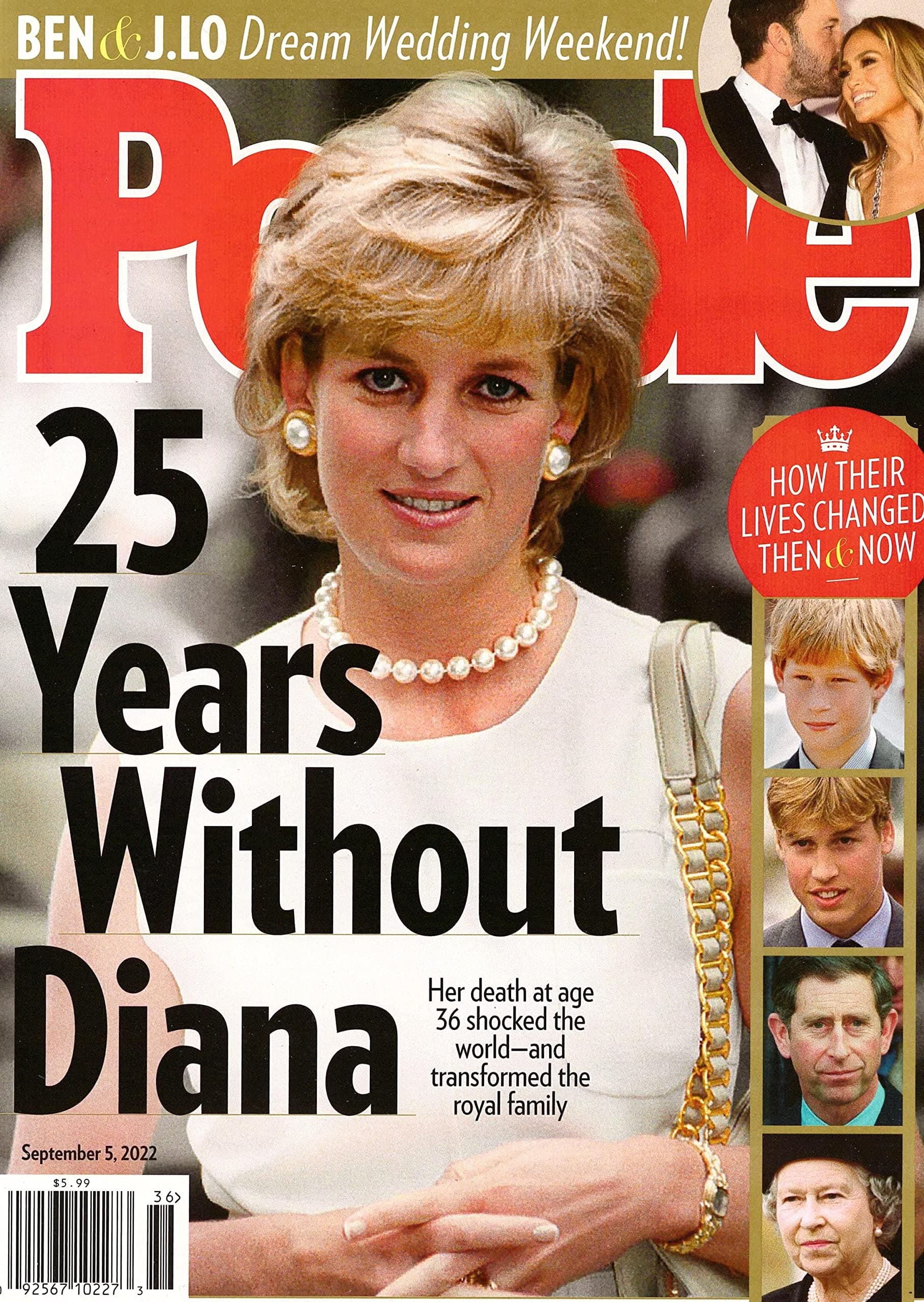 PEOPLE MAGAZINE - SEPTEMBER 5, 2022 - 25 YEARS WITHOUT DIANA Single Issue Magazine