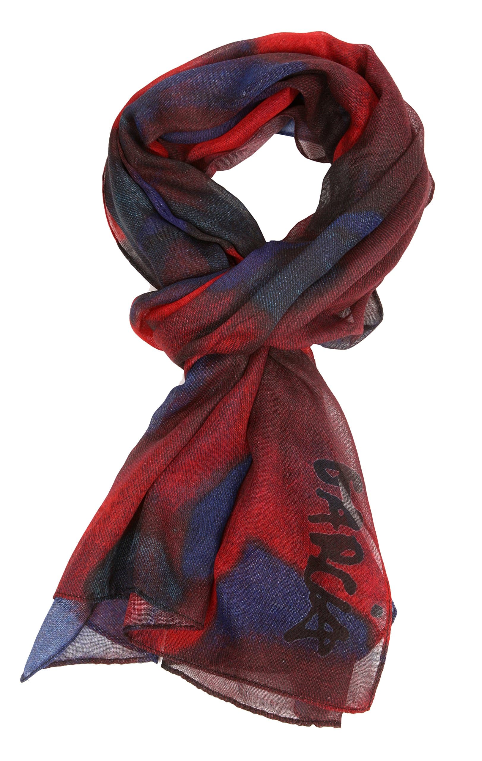 New J. Garcia Artwear "Blue Mountain #2" Print, Jerry Garcia Scarf, Scarves