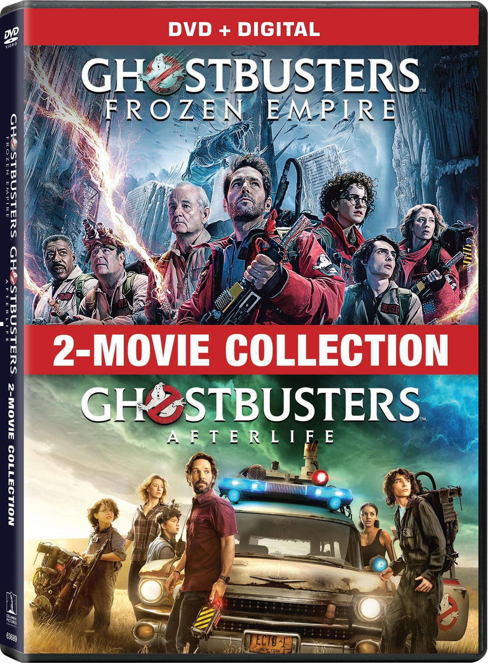 Ghostbusters: Afterlife / Ghostbusters: Frozen Empire - Set - DVD + Digital