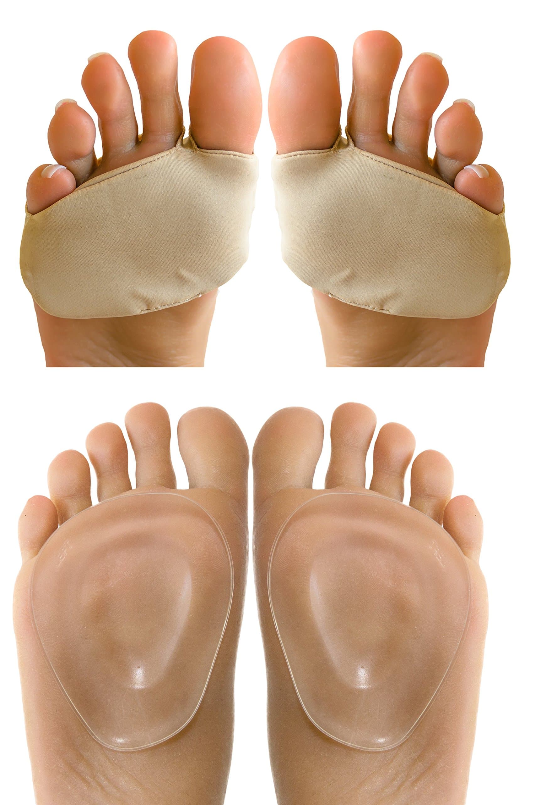 Ball of Foot Cushions Metatarsal Pads Pain Relief Kit. Relieve Forefoot Pain, Morton's Neuroma.