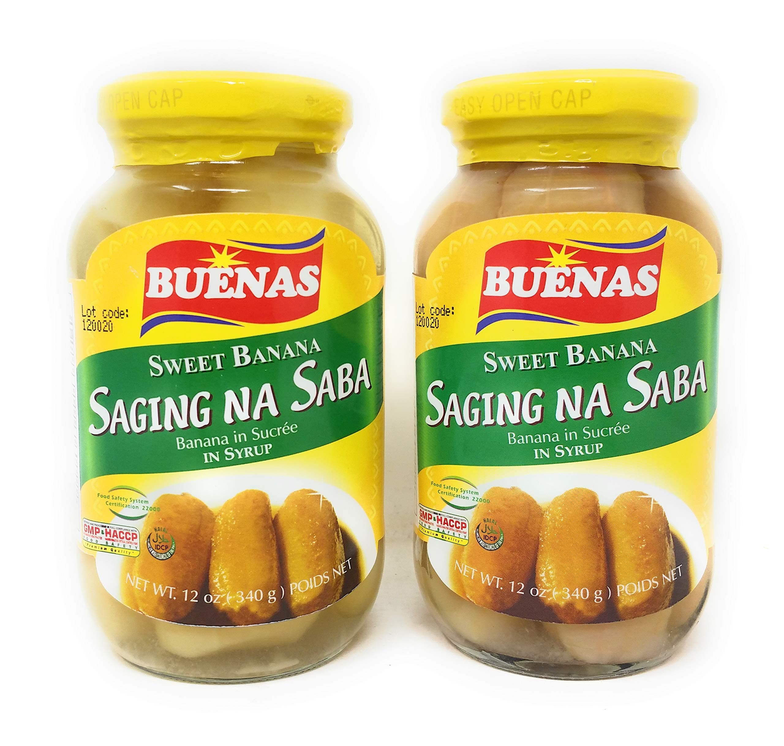 Buenas Beans and Gels in Syrup (Sweet Banana, 2 Pack)