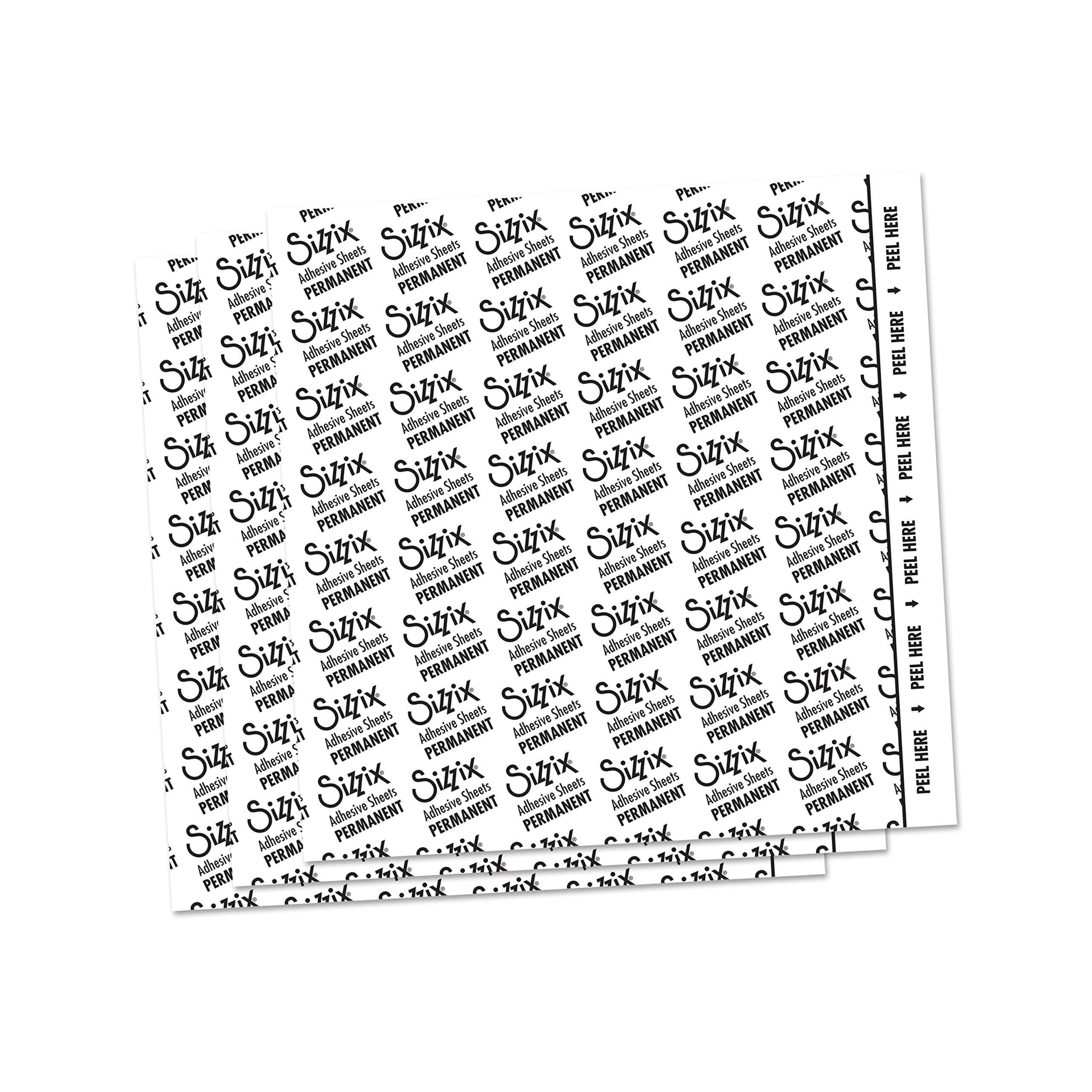 Sizzix Adhesive Sheets, 6 by 6-Inch, 10/Pack