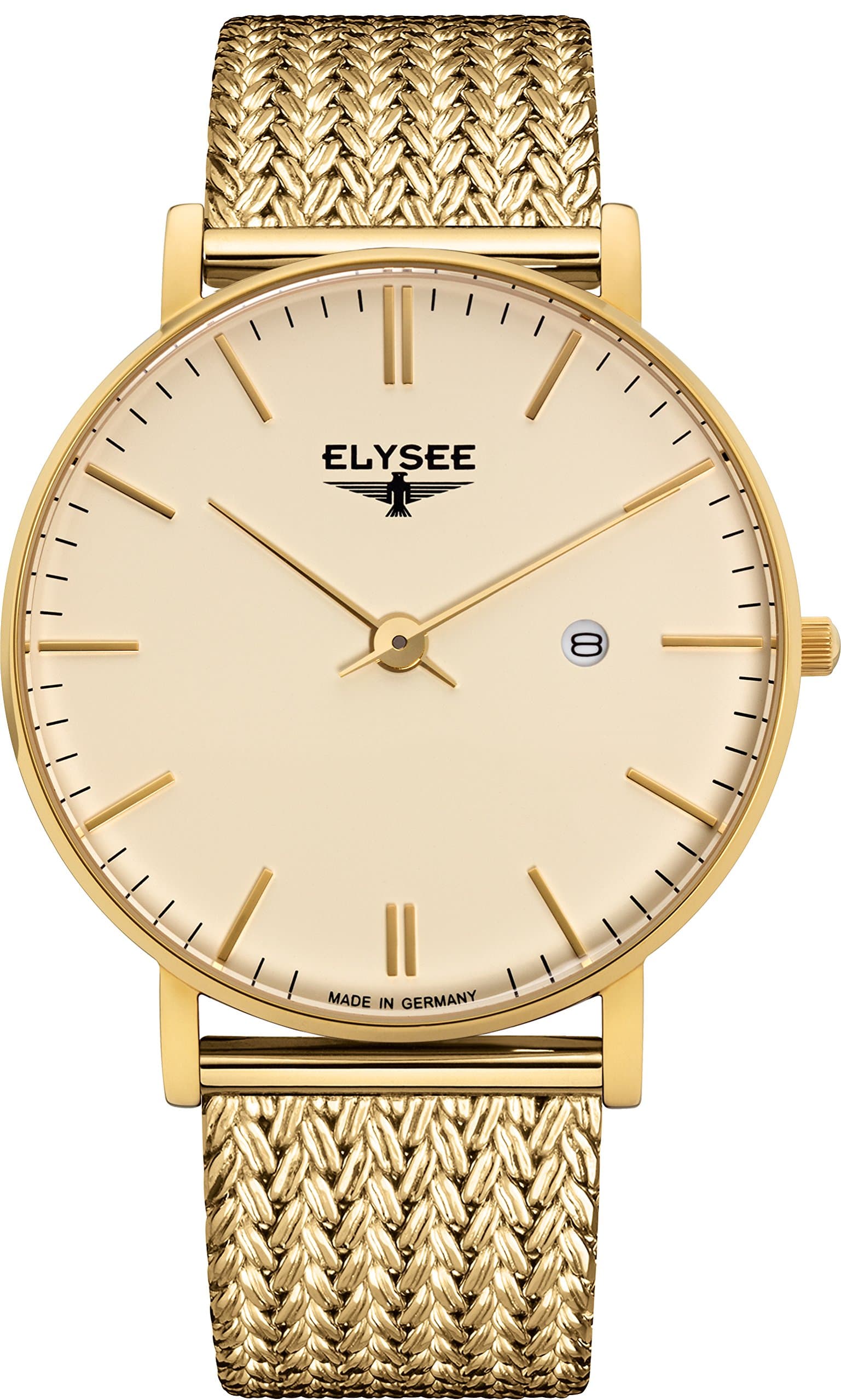 Elysee Unisex Adult Analogue Quartz Watch with Stainless Steel Strap 98003M
