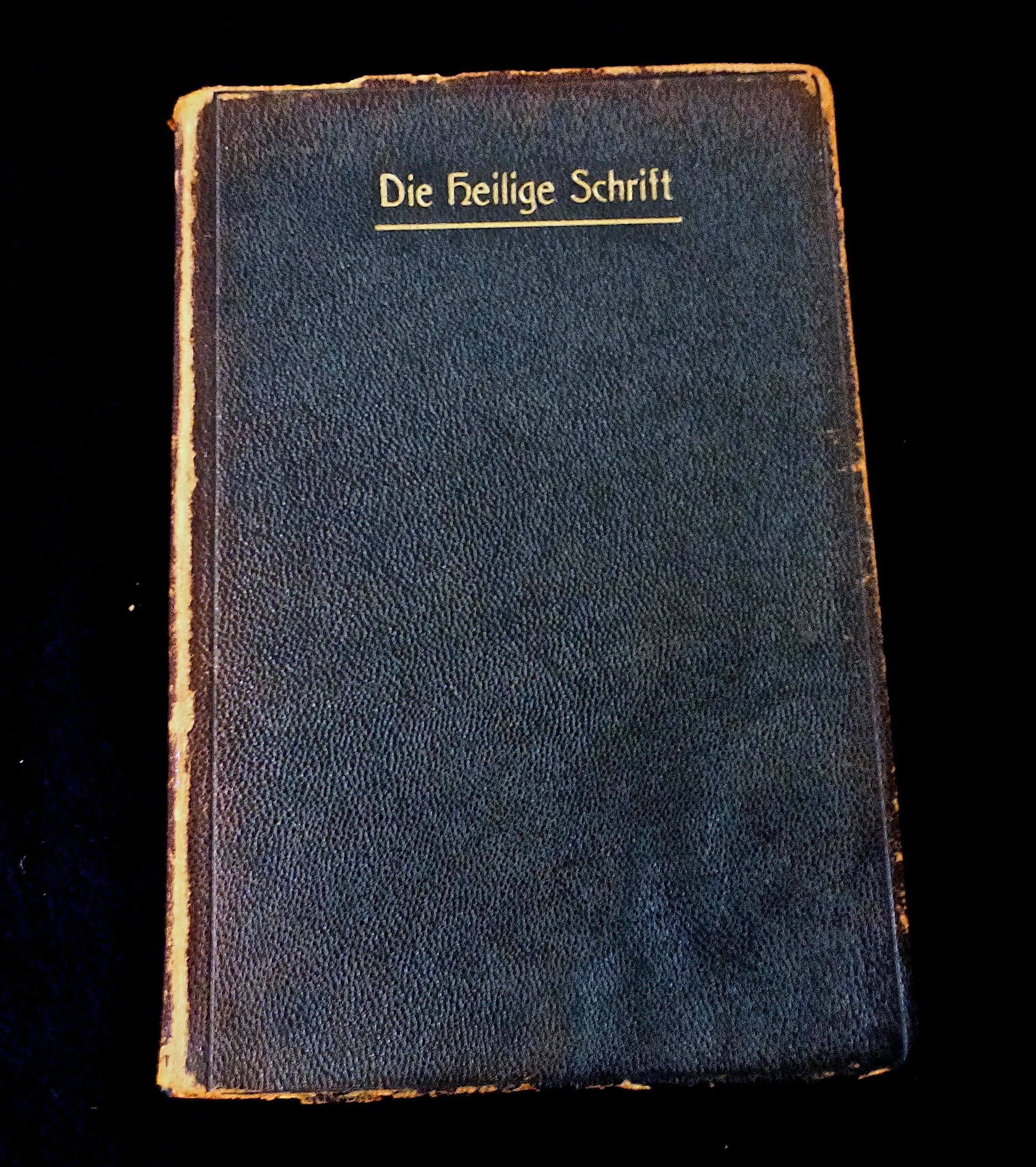 Black Leather 1910 Martin Luther's translation of the Holy Bible in German; Die Bibel Heilige Schrift Alten und Neun Testamens noch ber beutifchen unberfetjung D. Martin Luthers