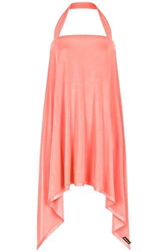 Milkscarf by MamaMoosh in Coral -breastfeeding cover / scarf