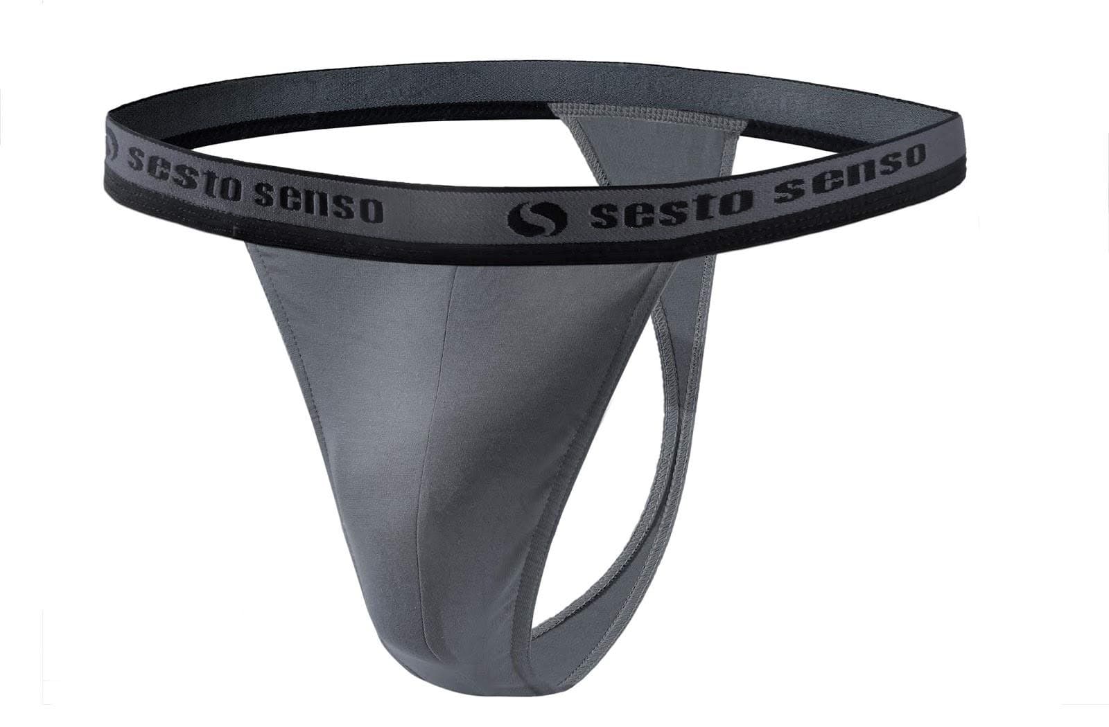 Sesto Senso Mens Gstring Underwear Cotton 1/4 pack Sexy Thong Panties