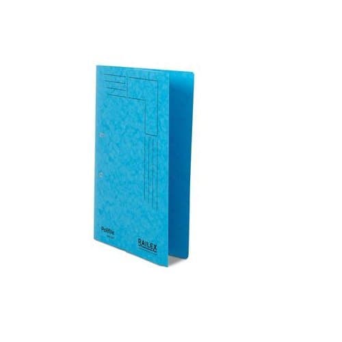 Railex PL5P-2 Foolscap 330 gsm 35 mm Poli-File with Pocket - Turquoise (Pack of 25)