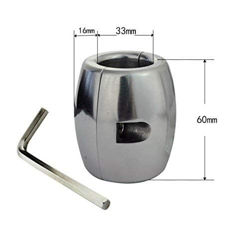 2018 New Real Heavy 304 Stainless Steel Stretching Chastity Male Ball