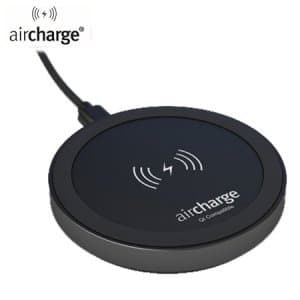 Aircharge Qi Travel Wireless Charging Pad without Plug - Black