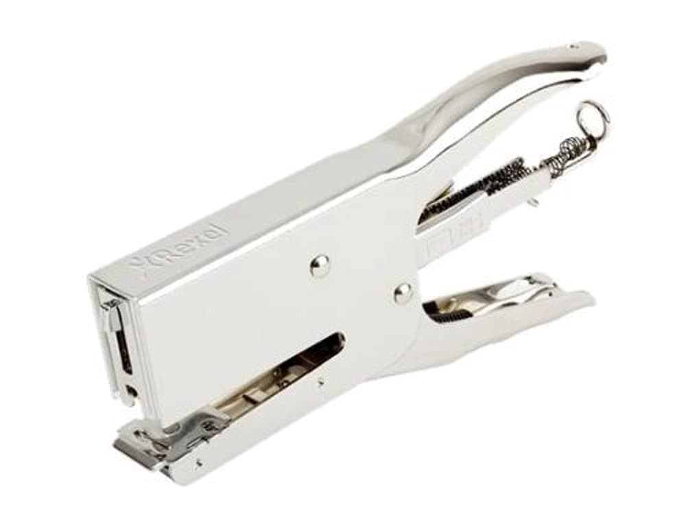 RexelMetal Plier Stapler 55mm Throat Depth Silver (40 Max Sheet Capacity)