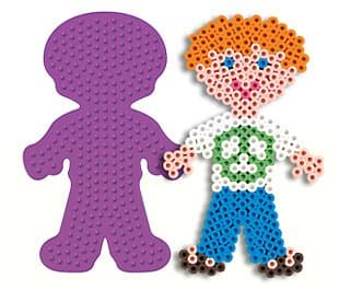 Boy Pegboard Large Style for Perler Fuse Beads