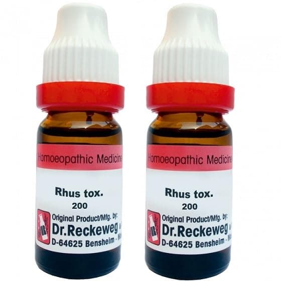 RHUS TOX 200 11ML German Remedy (Pack Of 2)